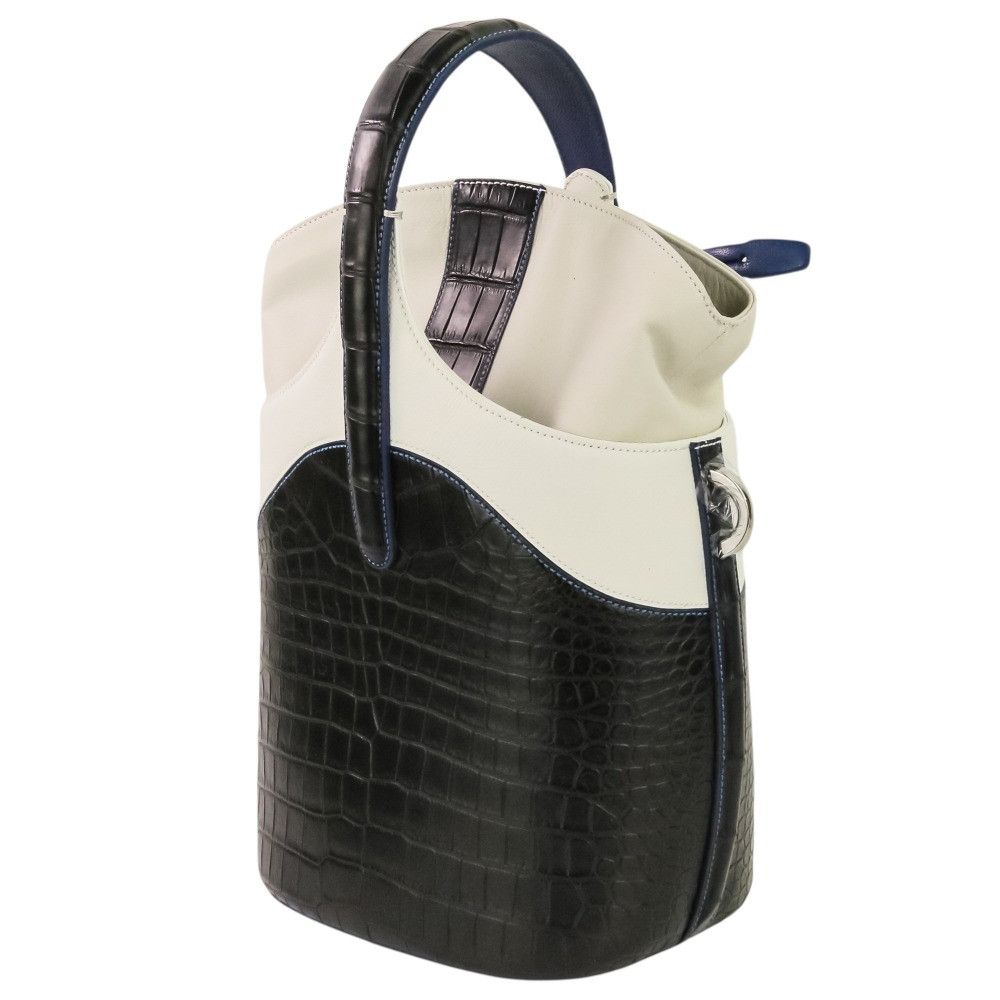 Other Other Civinile Orsetta Crocodile Handbag Leather Handbag DUTY FREE for USA Size ONE SIZE - 5 Thumbnail