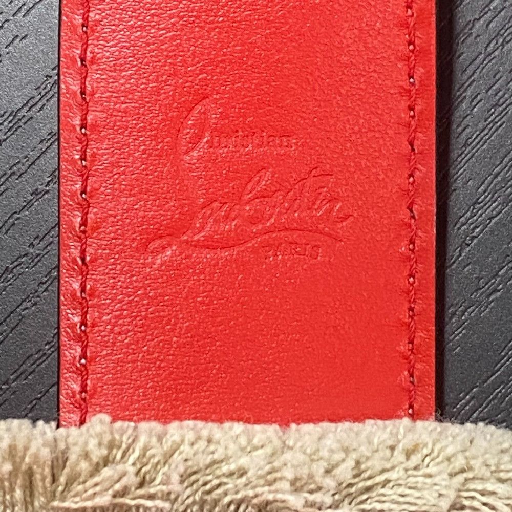 Christian Louboutin Christian Louboutin Christian Louboutin Frangibus Canvas Leather Tote Bag Textile Tote Bag 3215052 DUTY FREE for USA Size ONE SIZE - 12 Thumbnail
