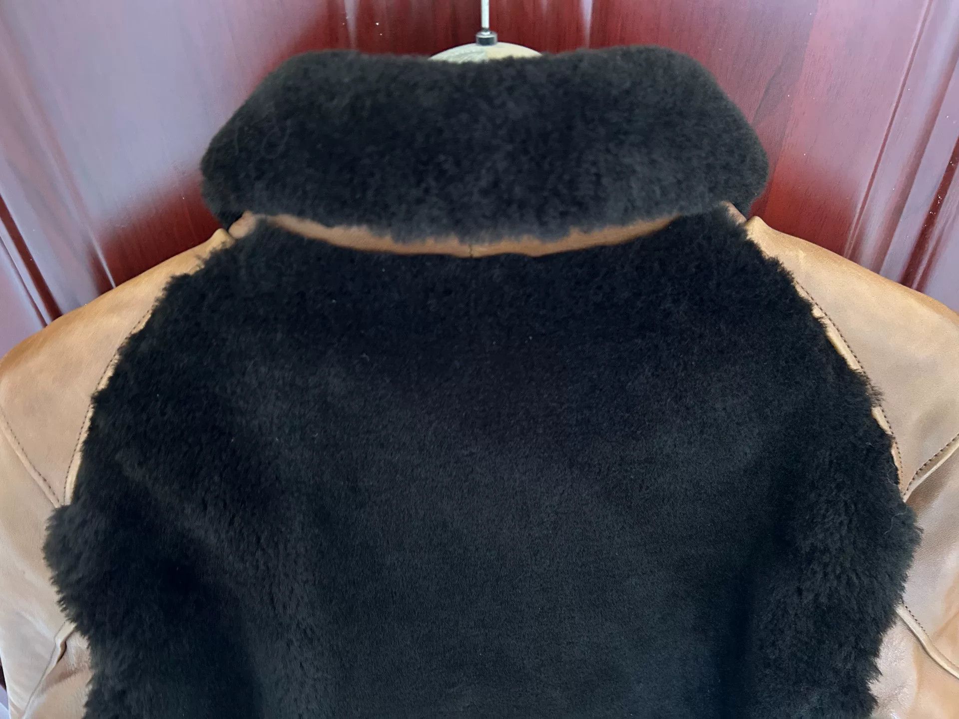 The Real McCoy's brown bear leather jacket by the real mccoy Size US M / EU 48-50 / 2 - 7 Thumbnail