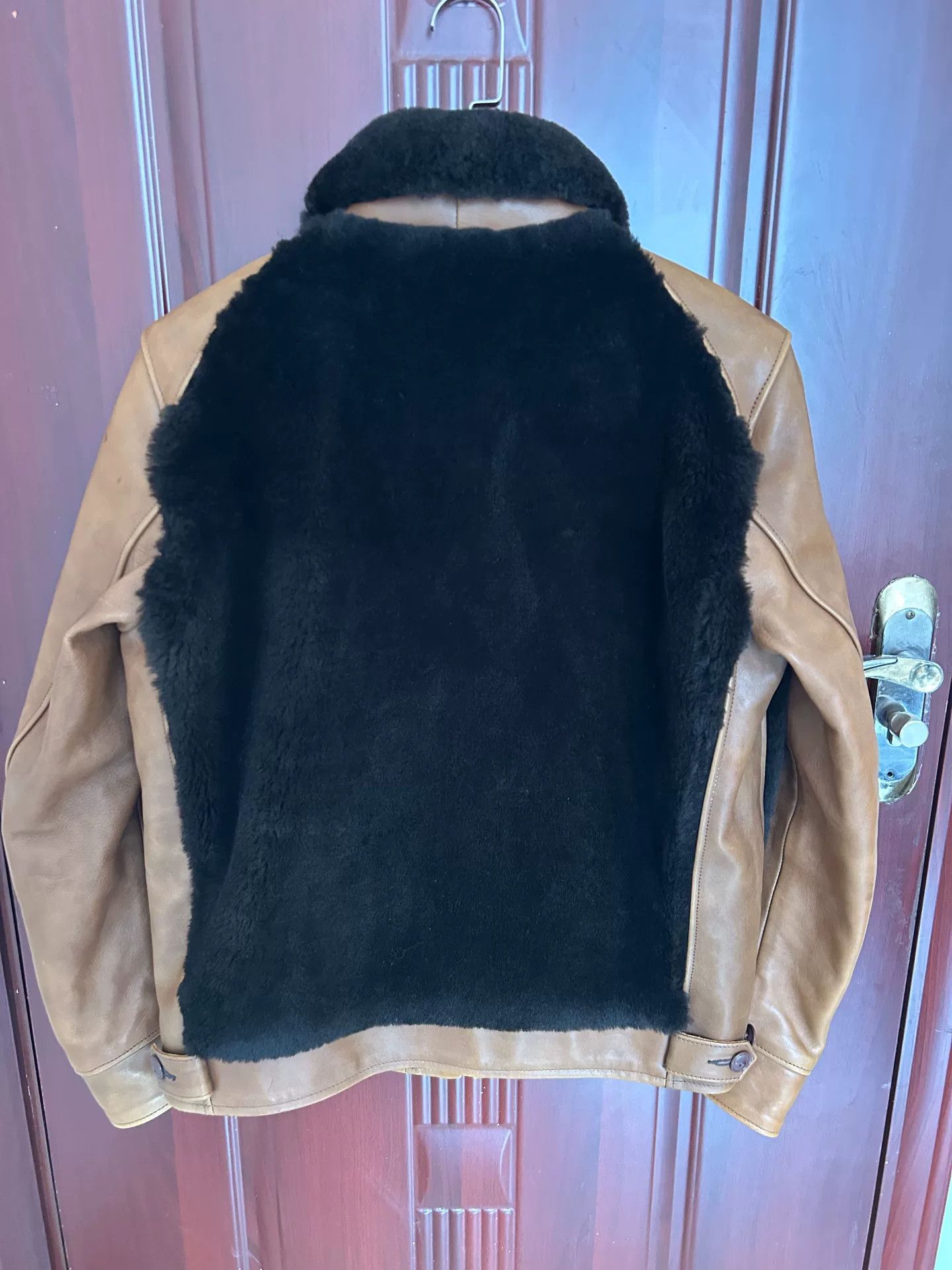The Real McCoy's brown bear leather jacket by the real mccoy Size US M / EU 48-50 / 2 - 6 Thumbnail