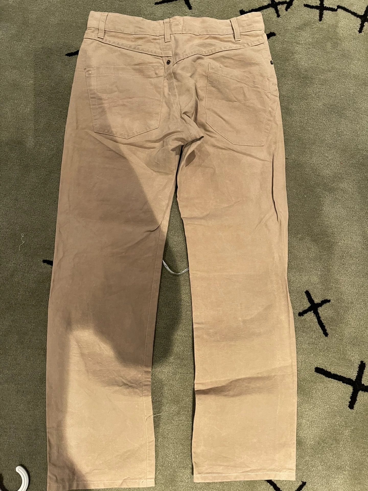 Hussein Chalayan versatile asymmetric beige trousers by helmut lang Size US 31 - 4 Thumbnail