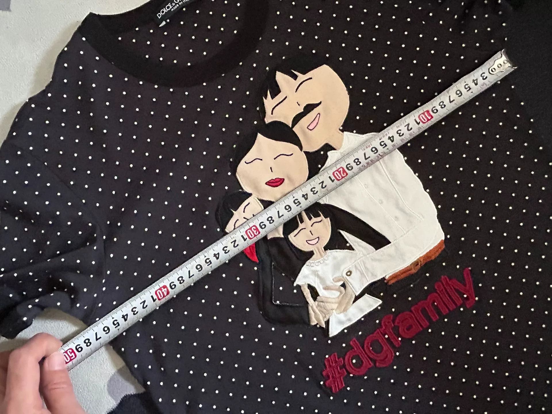 Dolce & Gabbana Dolce&Gabbana Family Series T-Shirt Size US M / EU 48-50 / 2 - 4 Thumbnail