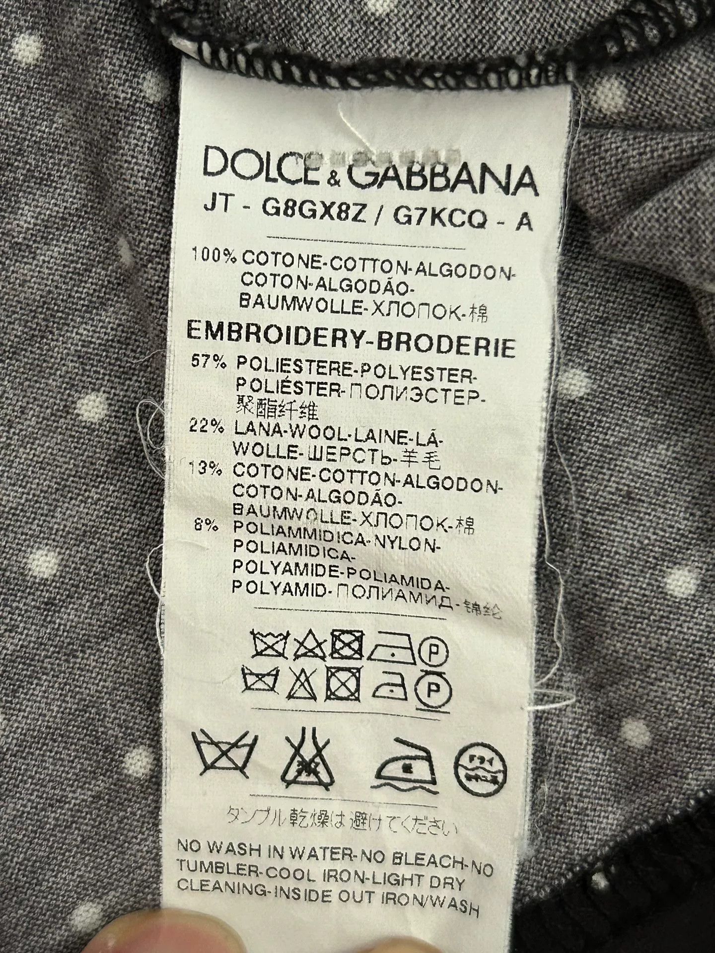 Dolce & Gabbana Dolce&Gabbana Family Series T-Shirt Size US M / EU 48-50 / 2 - 7 Thumbnail