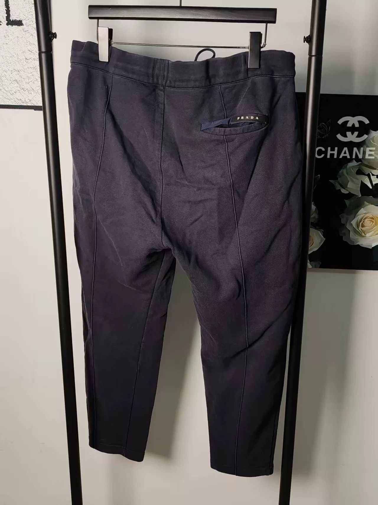 Prada Prada Logo Long Pants with Straps Size US 31 - 2 Thumbnail
