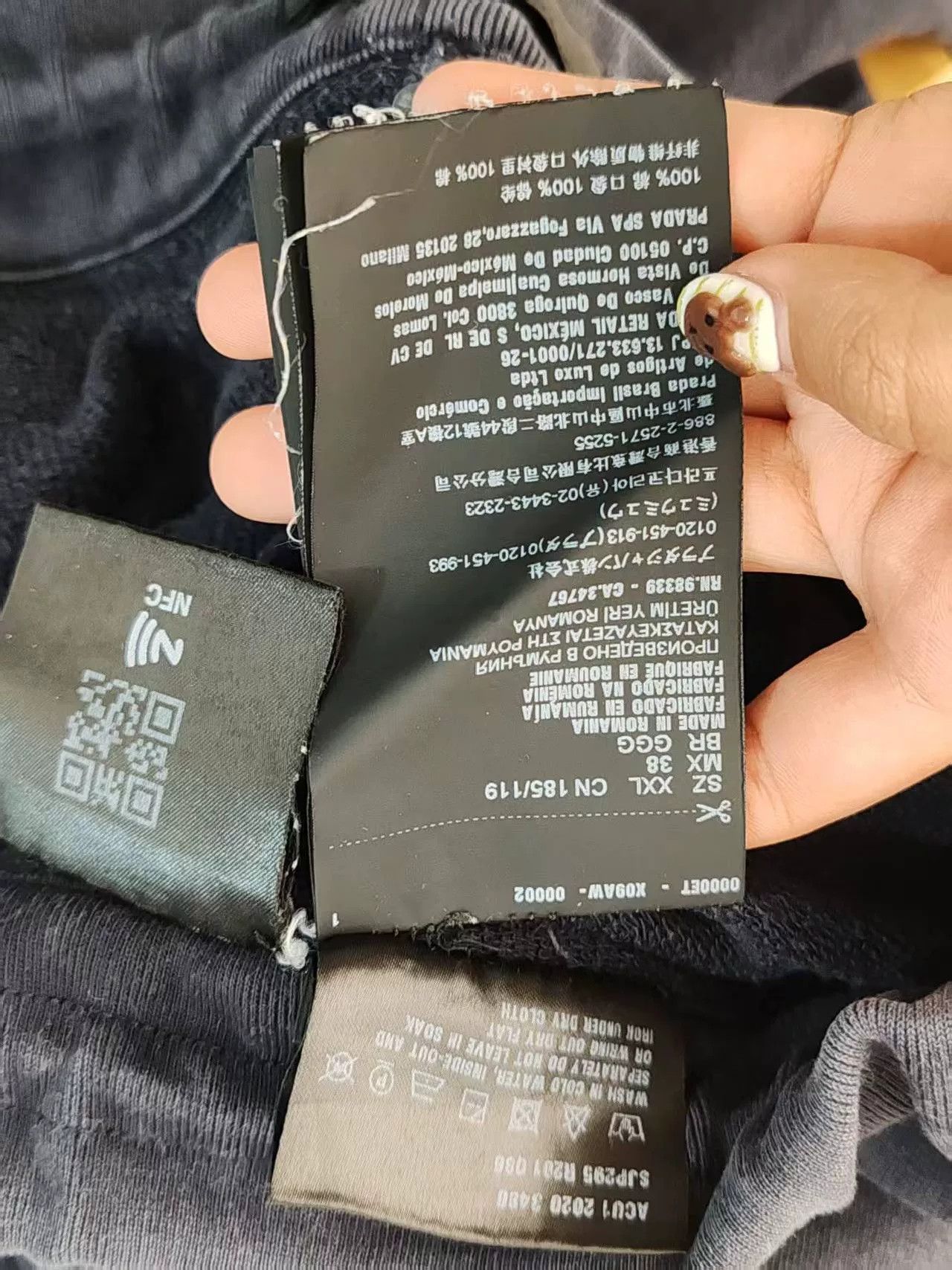 Prada Prada Logo Long Pants with Straps Size US 31 - 3 Thumbnail