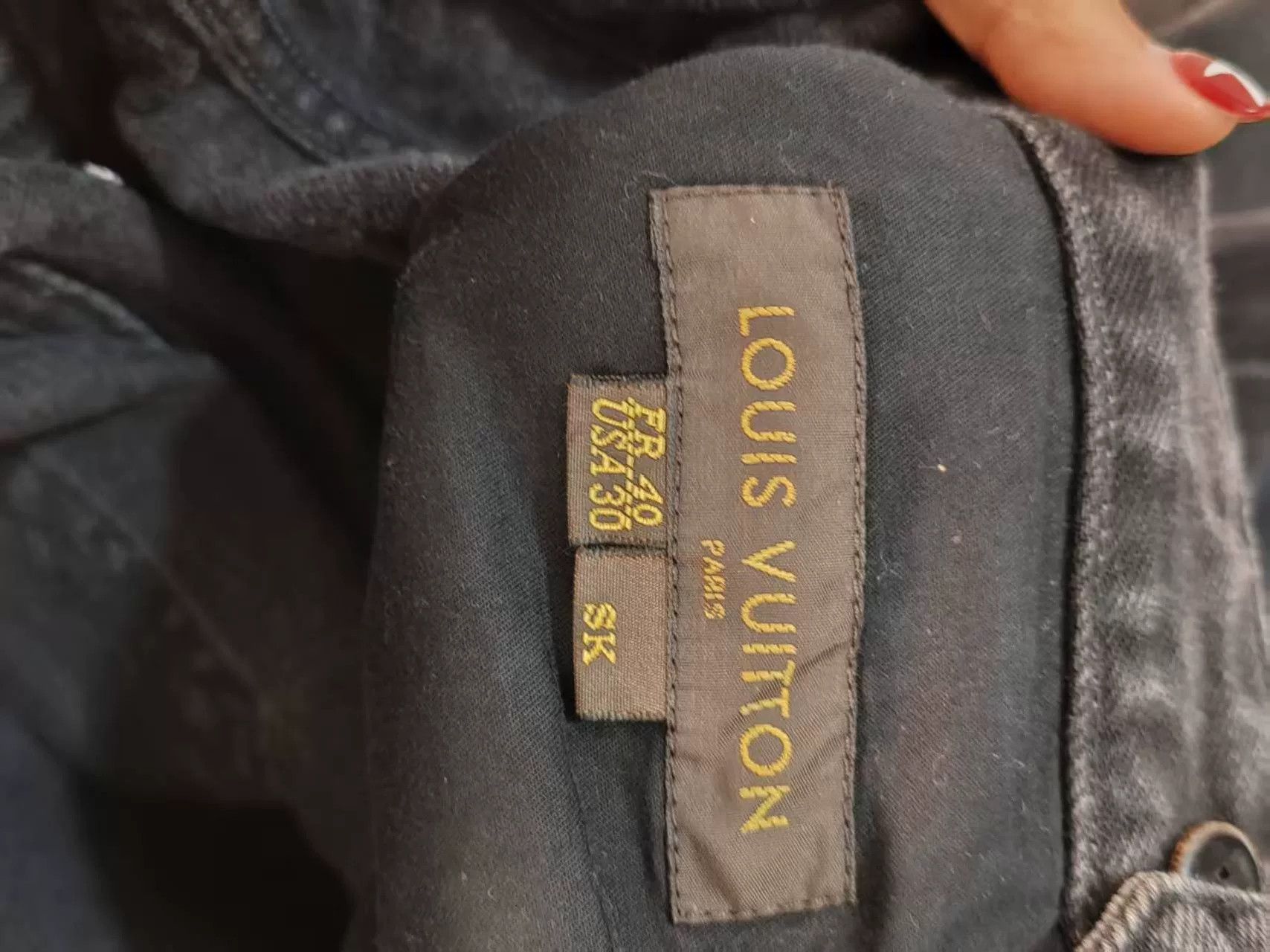 LVC Louis Vuitton Vintage Logo Embroidered Pants Size US 31 - 4 Thumbnail