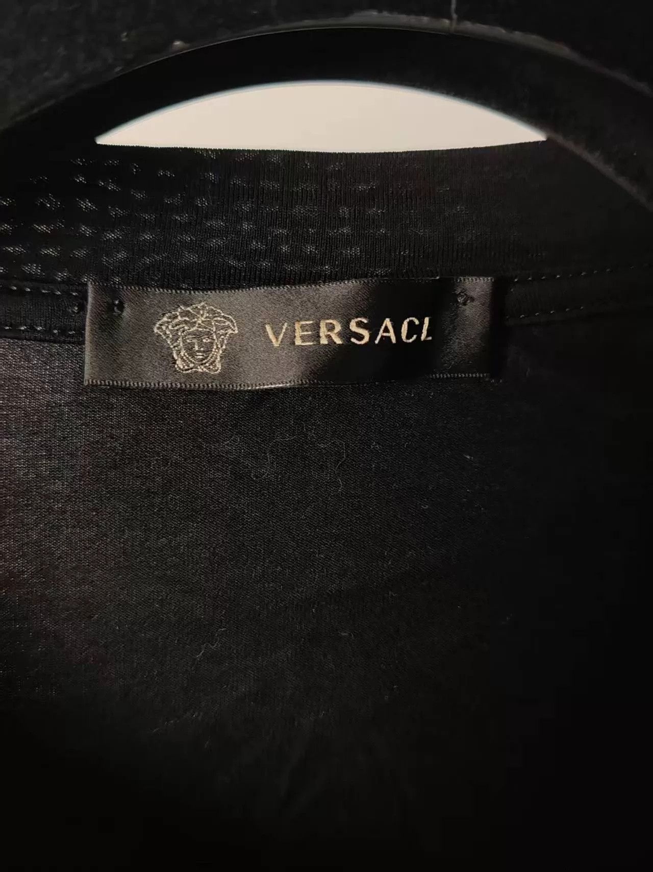 Versace Versace Embroidered Logo Short Sleeve Top Size US M / EU 48-50 / 2 - 3 Thumbnail
