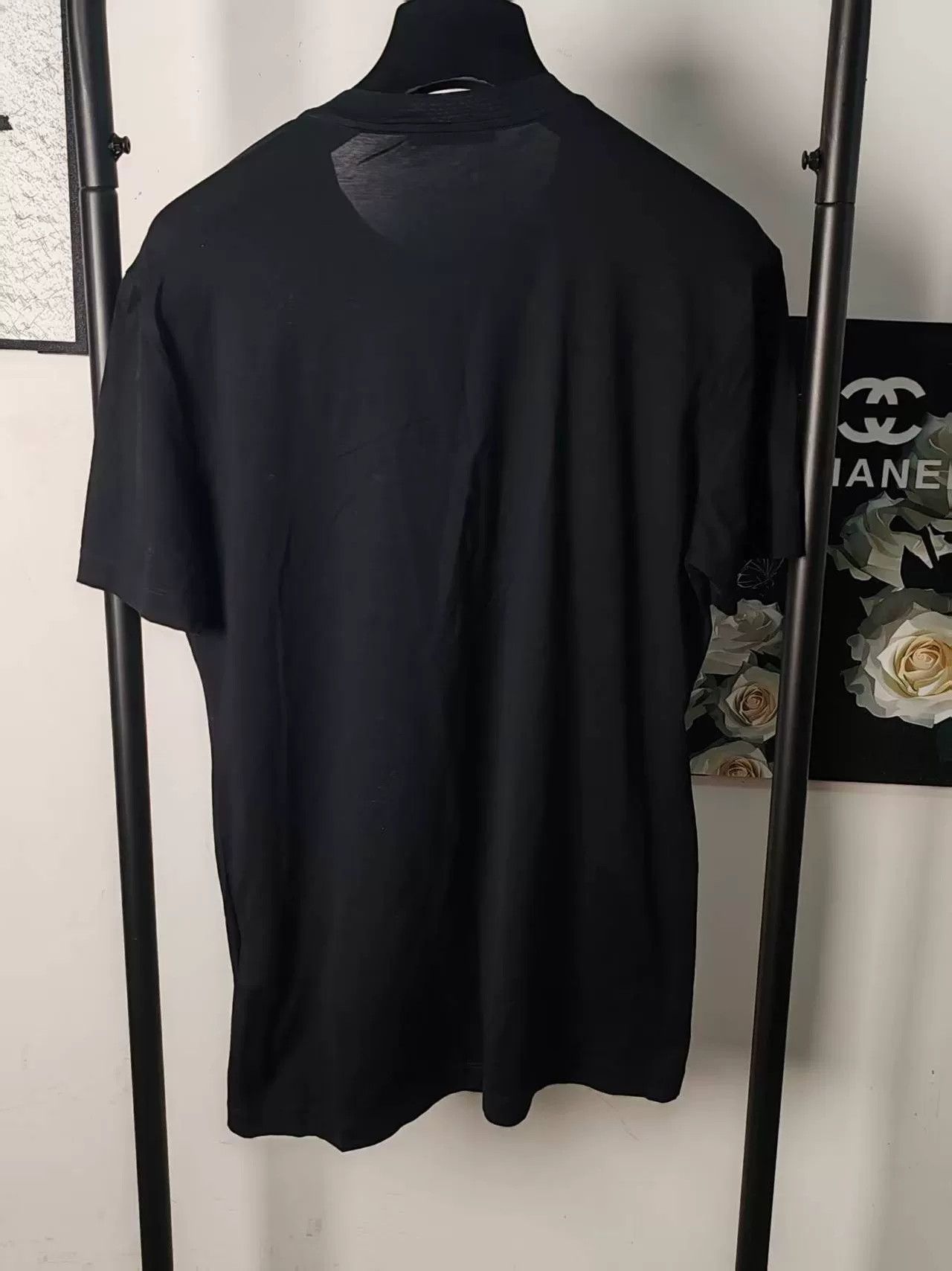 Versace Versace Embroidered Logo Short Sleeve Top Size US M / EU 48-50 / 2 - 2 Thumbnail