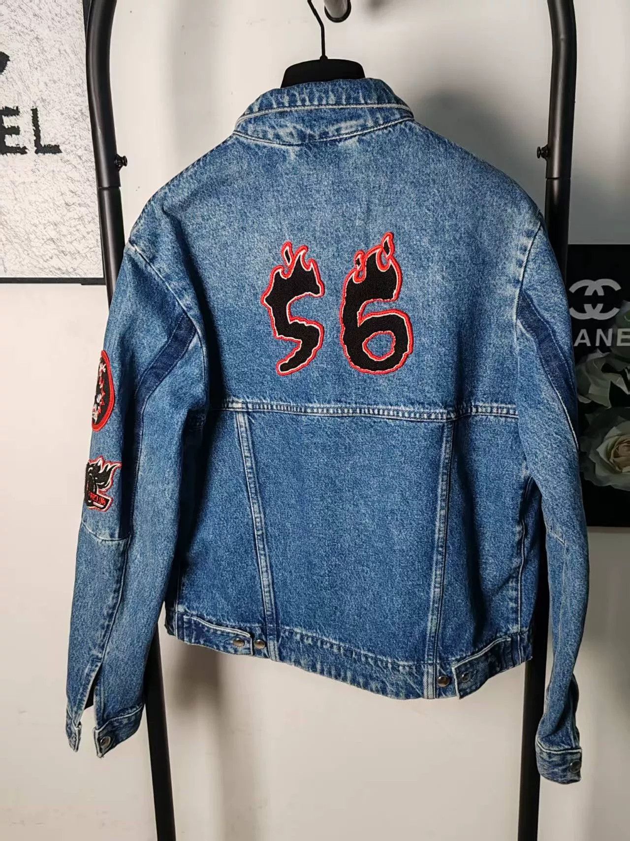 Alexander McQueen Alexander McQueen Logo Denim Jacket Size US M / EU 48-50 / 2 - 2 Thumbnail
