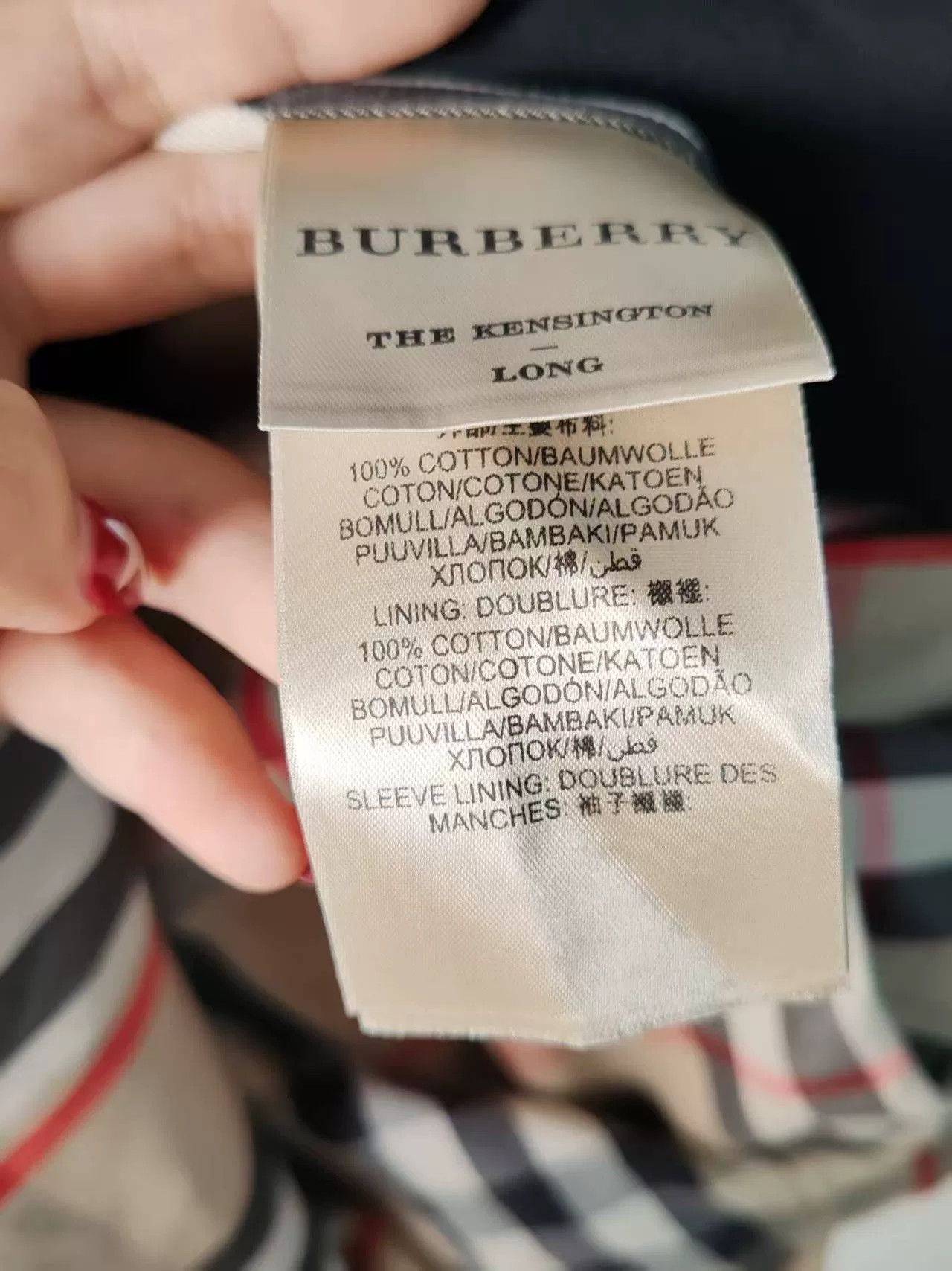 Burberry Kensington Check Coat