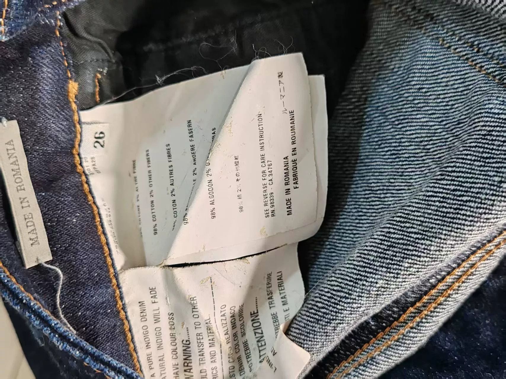 Prada Authentic Prada Denim Jeans in Excellent Condition Size US 31 - 3 Thumbnail