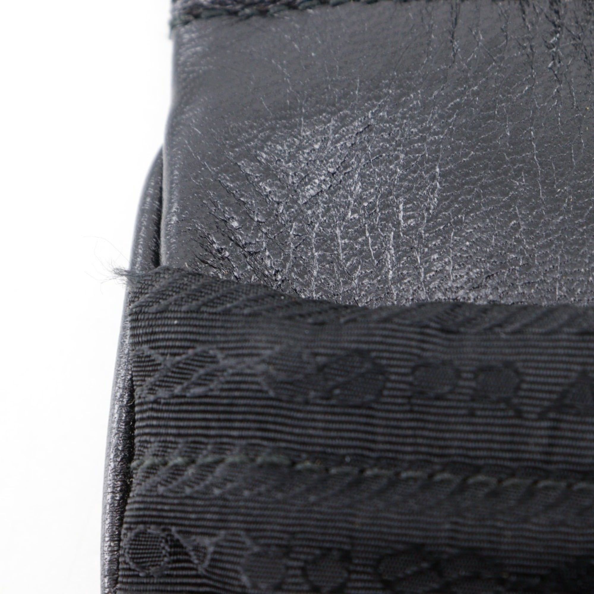 Prada Prada Pochette Shoulder Bag, Nylon x Leather, Black, Women's Size ONE SIZE - 8 Thumbnail