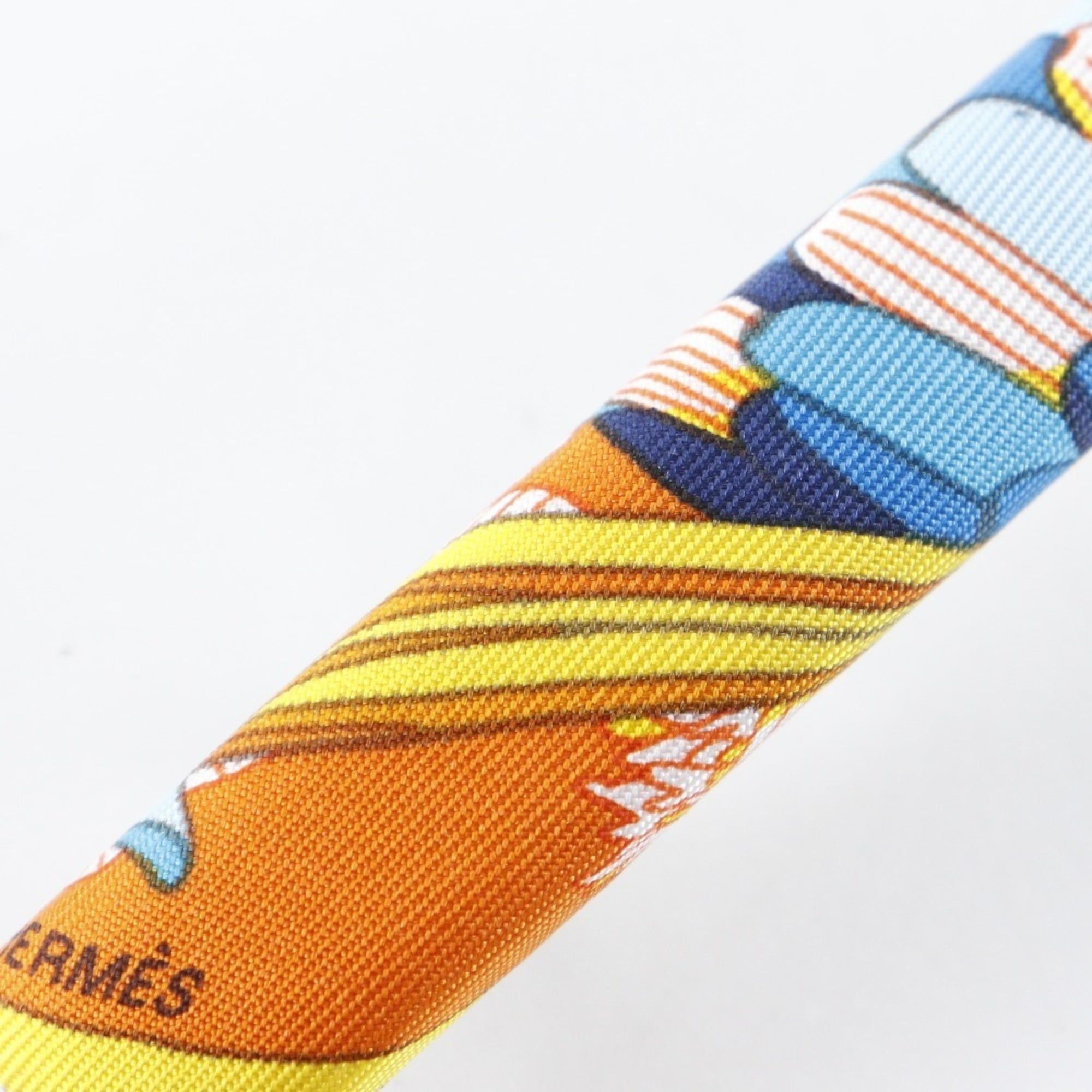Hermes Hermes Barrette Silk Orange/Multicolor Women's Size ONE SIZE - 7 Thumbnail