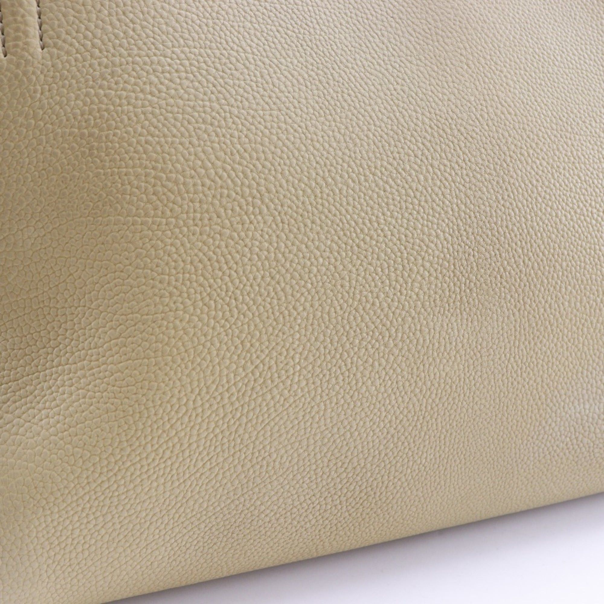 Celine Celine Edge Medium Shoulder Bag Handbag, Bicolor Leather, Black/Beige, A5 Size, Zipper, Women's Size ONE SIZE - 12 Thumbnail