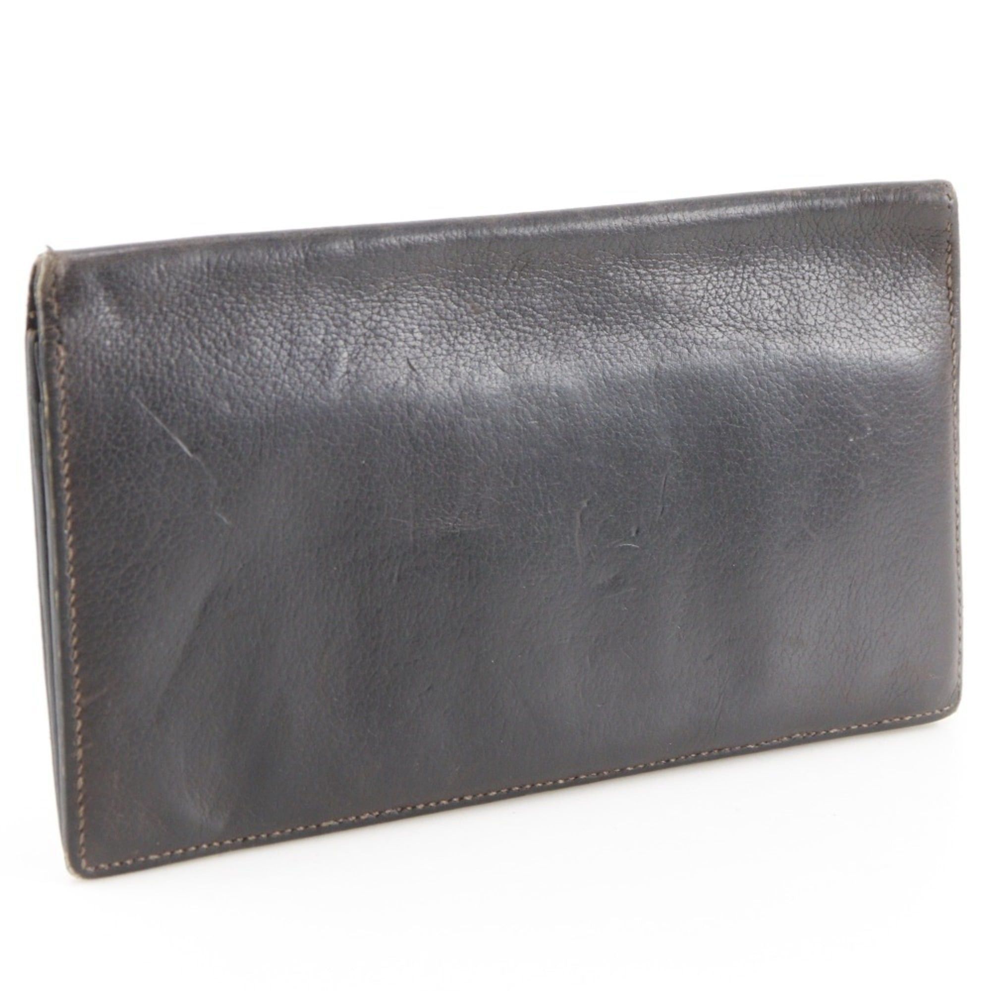 Hermes Hermes MC2 Fleming Billfold, Leather, Brown, Open, Unisex Size ONE SIZE - 3 Thumbnail