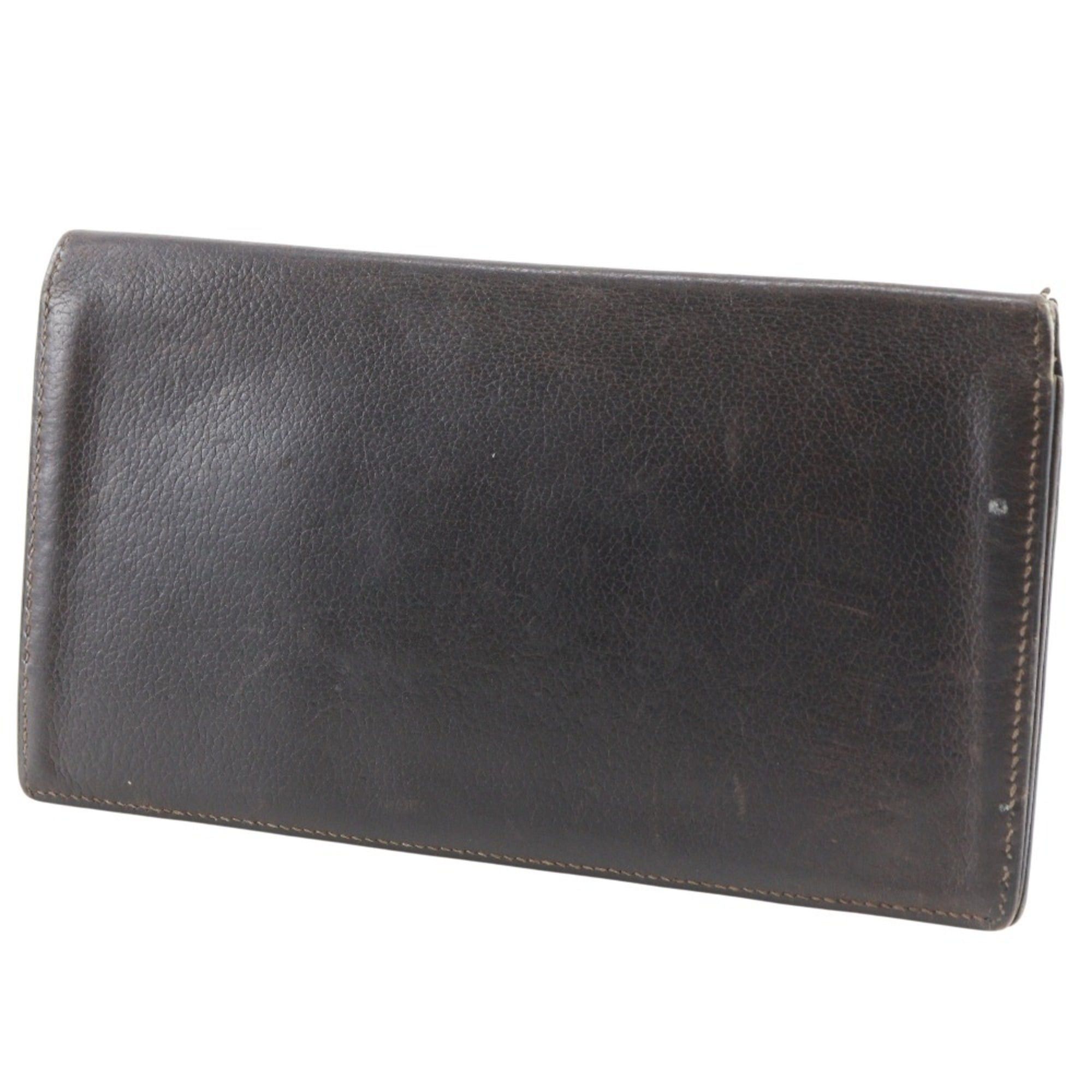 Hermes Hermes MC2 Fleming Billfold, Leather, Brown, Open, Unisex Size ONE SIZE - 2 Thumbnail