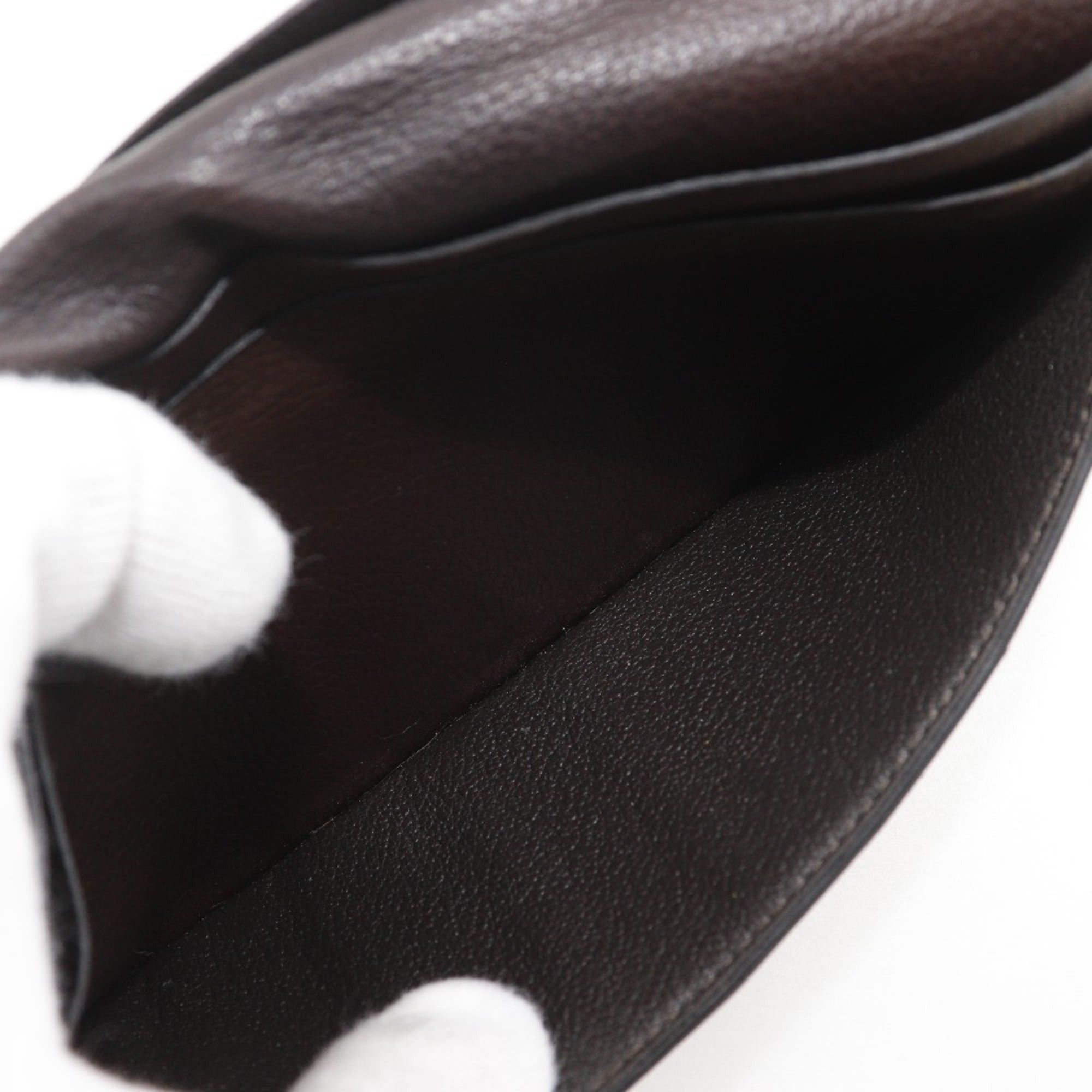 Hermes Hermes MC2 Fleming Billfold, Leather, Brown, Open, Unisex Size ONE SIZE - 8 Thumbnail