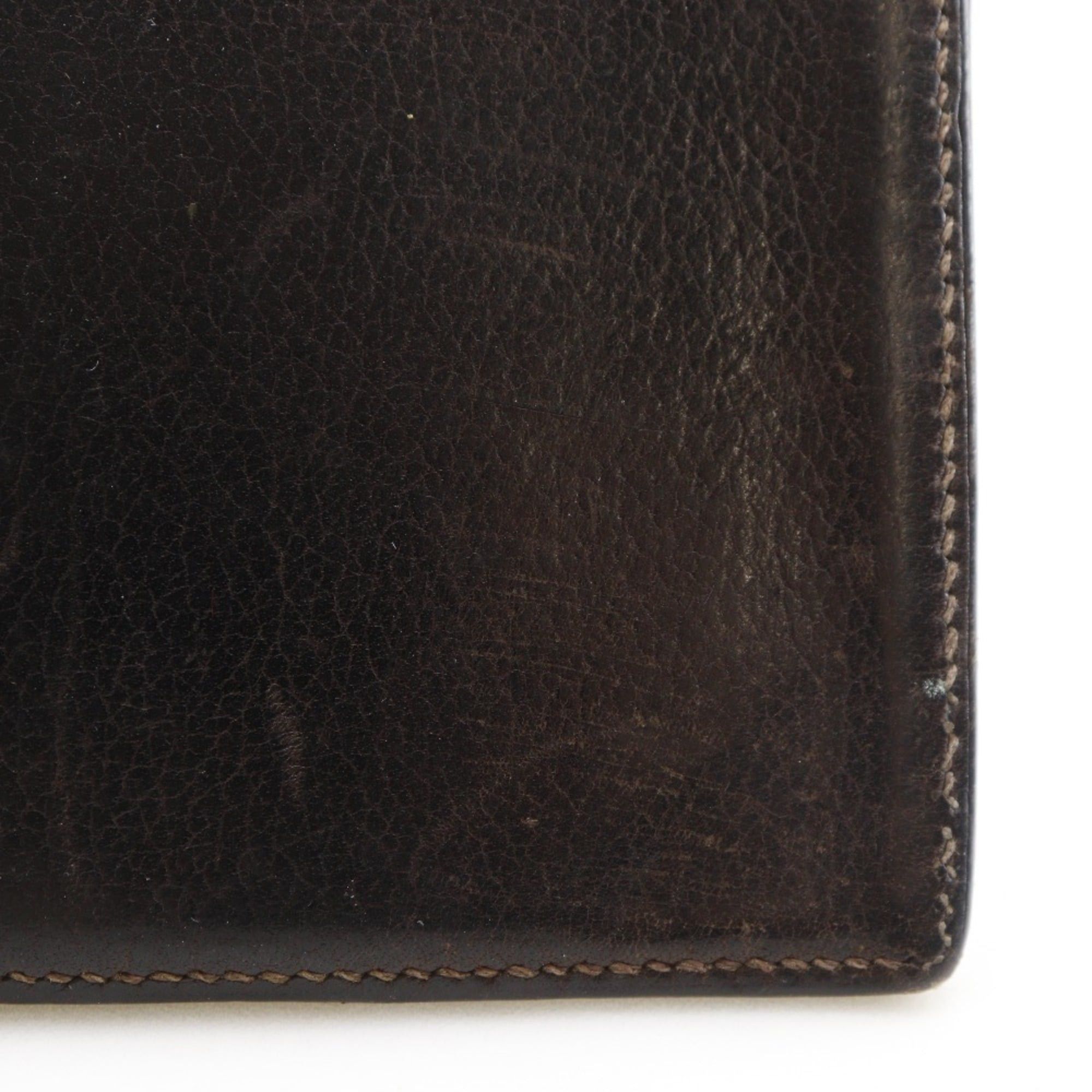 Hermes Hermes MC2 Fleming Billfold, Leather, Brown, Open, Unisex Size ONE SIZE - 17 Thumbnail