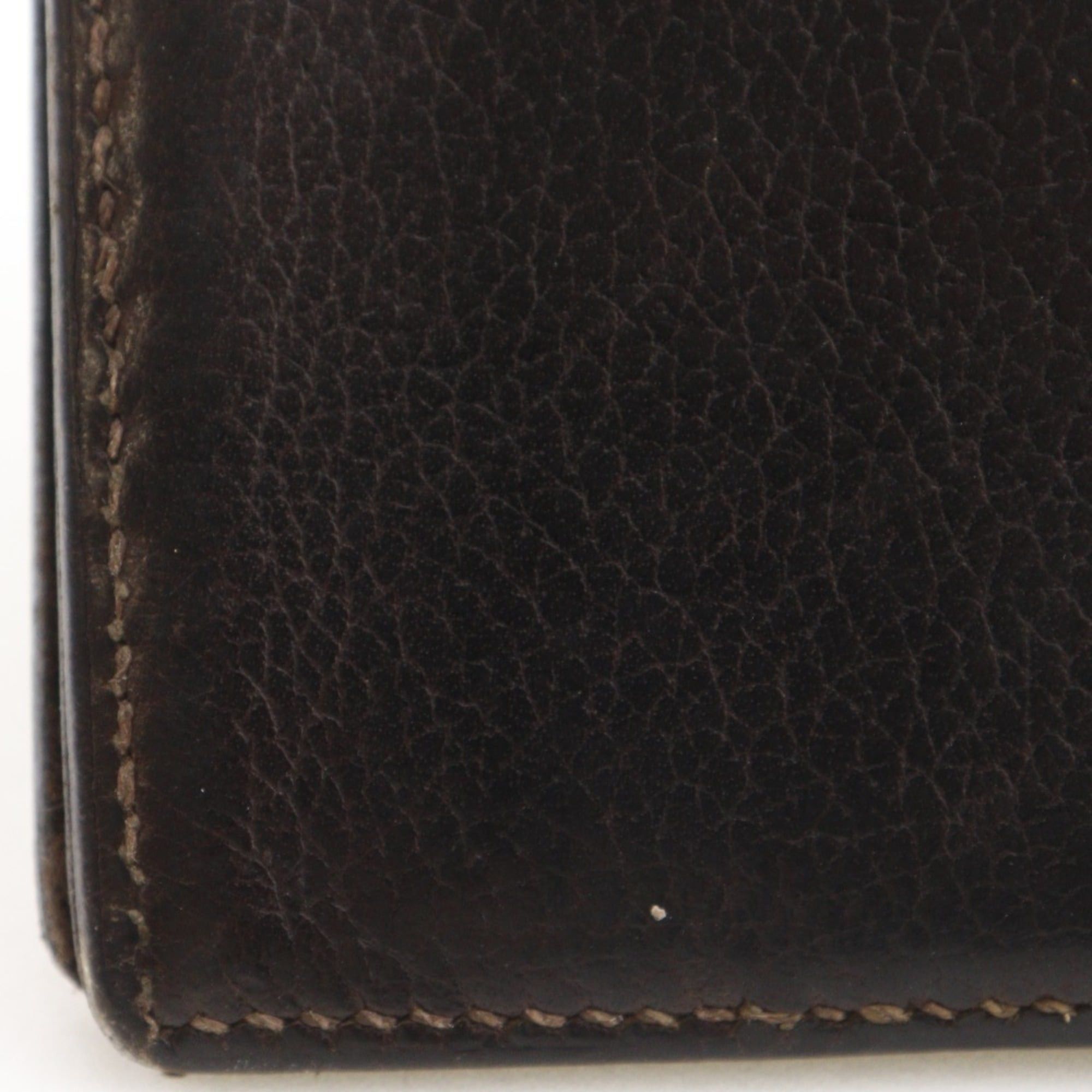Hermes Hermes MC2 Fleming Billfold, Leather, Brown, Open, Unisex Size ONE SIZE - 18 Thumbnail