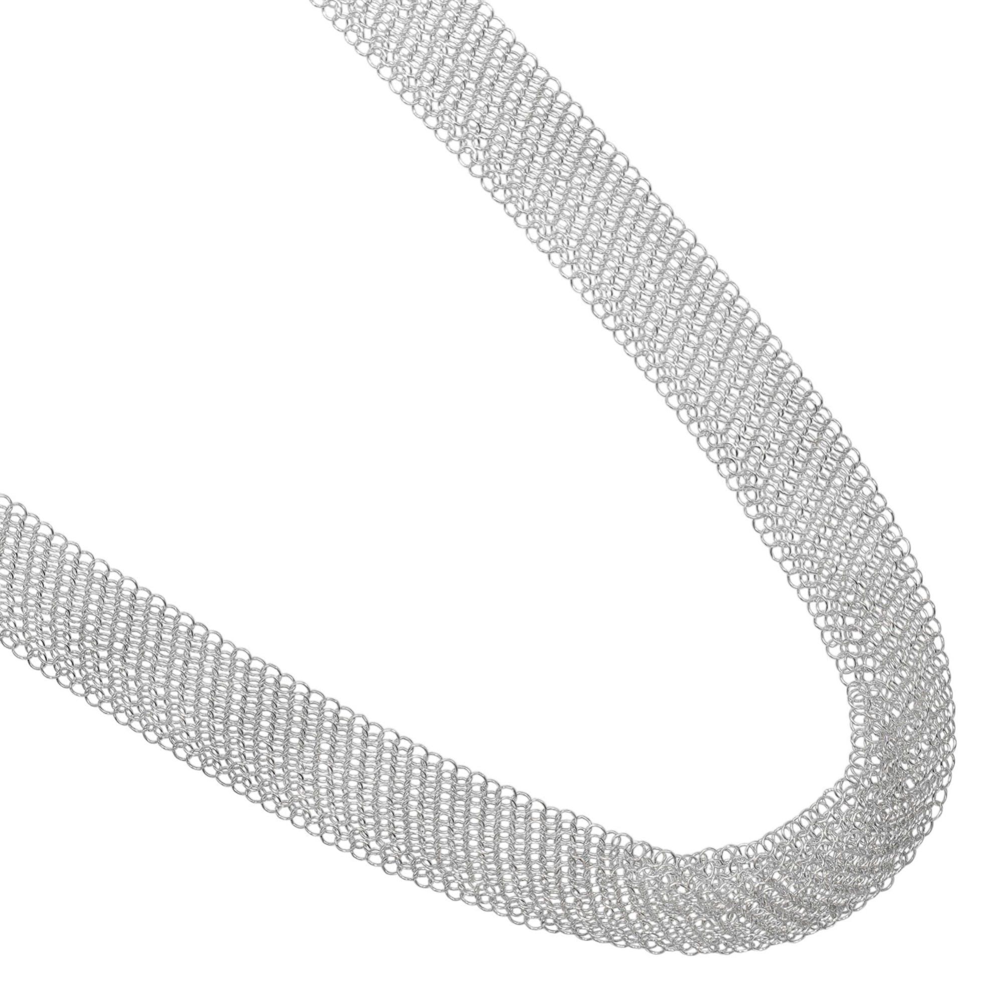 Tiffany & Co. Tiffany & Co. Mesh Necklace, Approx. 72cm in length, Sterling Silver 925, 14.78g. Size ONE SIZE - 4 Thumbnail