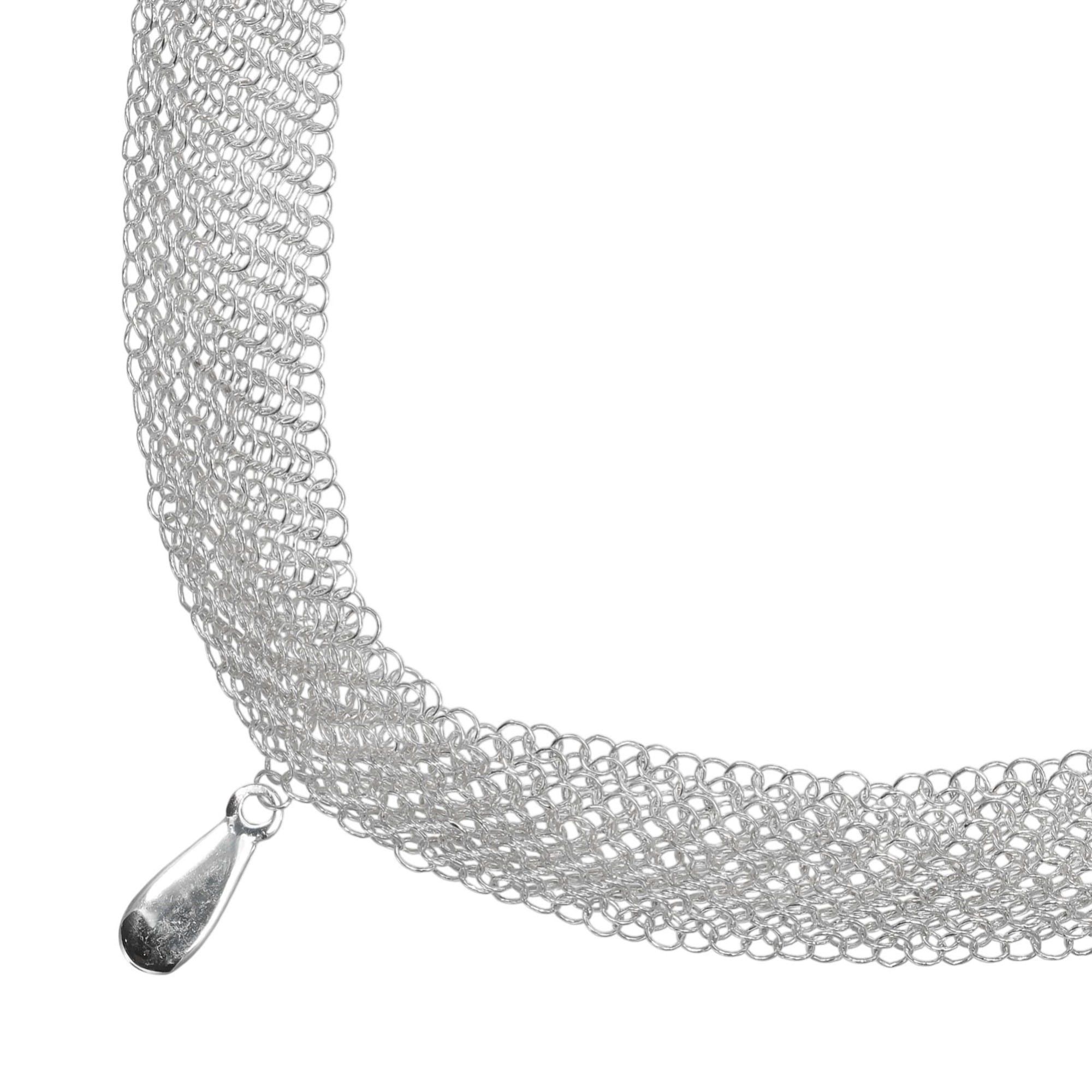 Tiffany & Co. Tiffany & Co. Mesh Necklace, Approx. 72cm in length, Sterling Silver 925, 14.78g. Size ONE SIZE - 3 Thumbnail