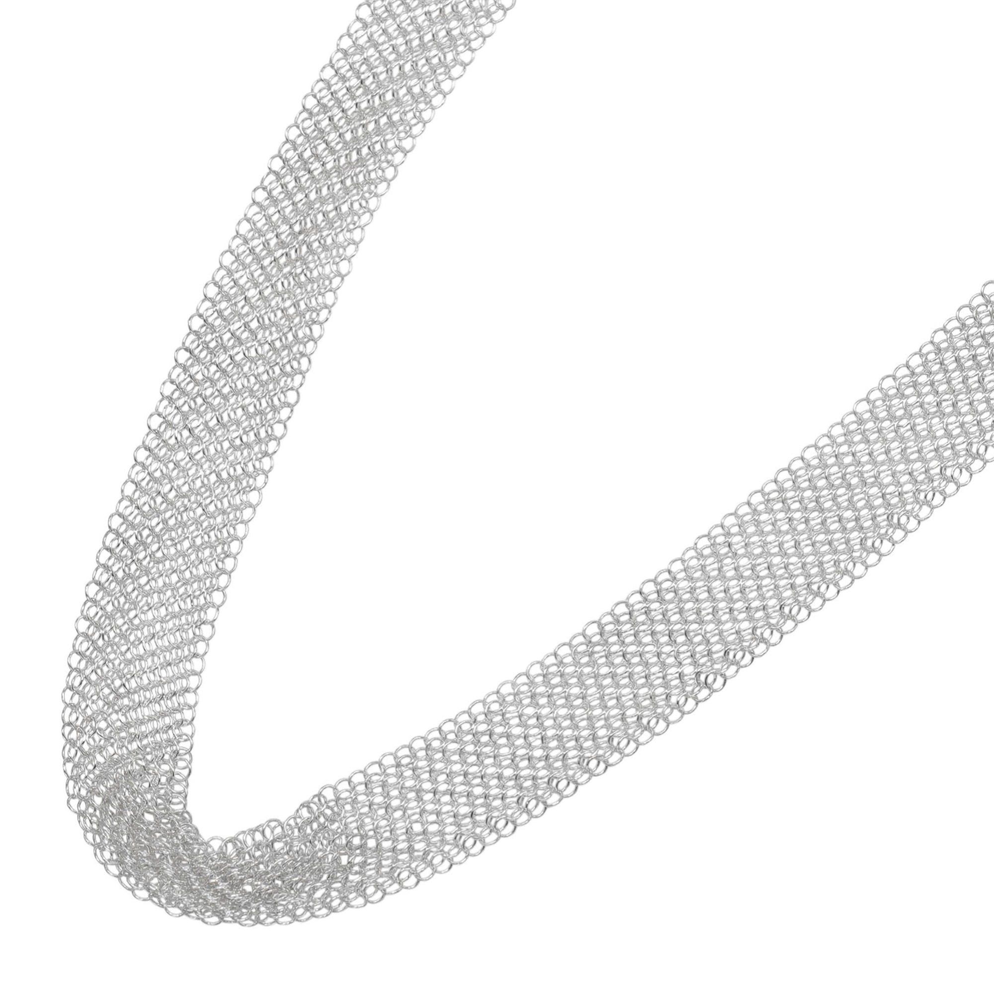 Tiffany & Co. Tiffany & Co. Mesh Necklace, Approx. 72cm in length, Sterling Silver 925, 14.78g. Size ONE SIZE - 5 Thumbnail