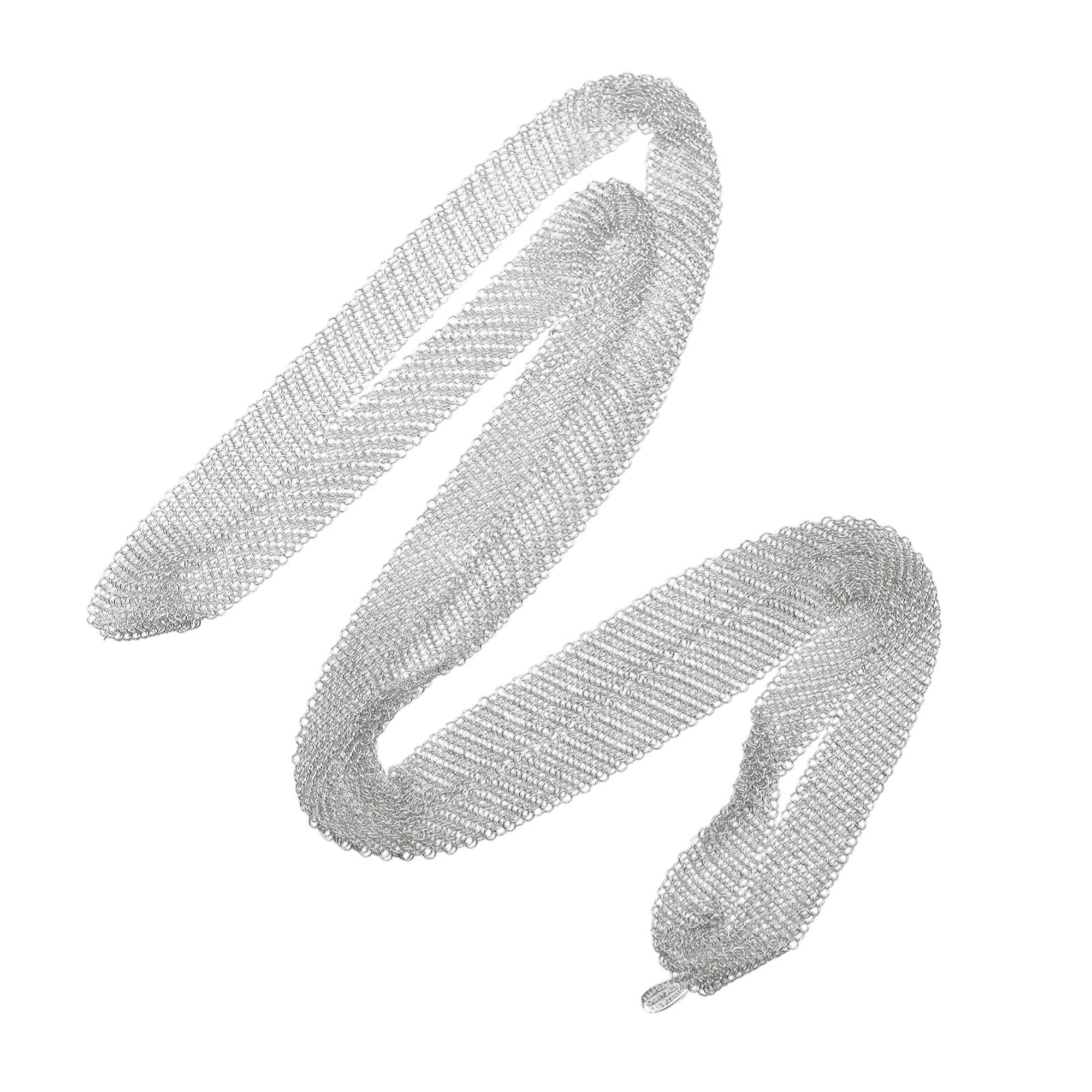 Tiffany & Co. Tiffany & Co. Mesh Necklace, Approx. 72cm in length, Sterling Silver 925, 14.78g. Size ONE SIZE - 7 Thumbnail