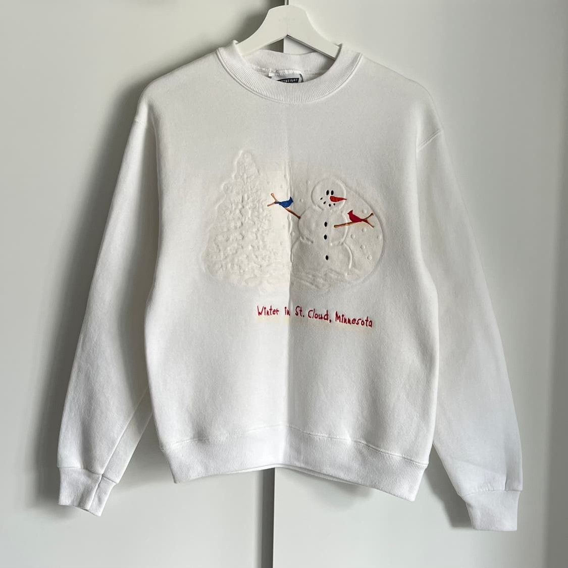 Lee Lee Vintage Winter Happy Sweatshirt Size US M / EU 48-50 / 2 - 3 Thumbnail