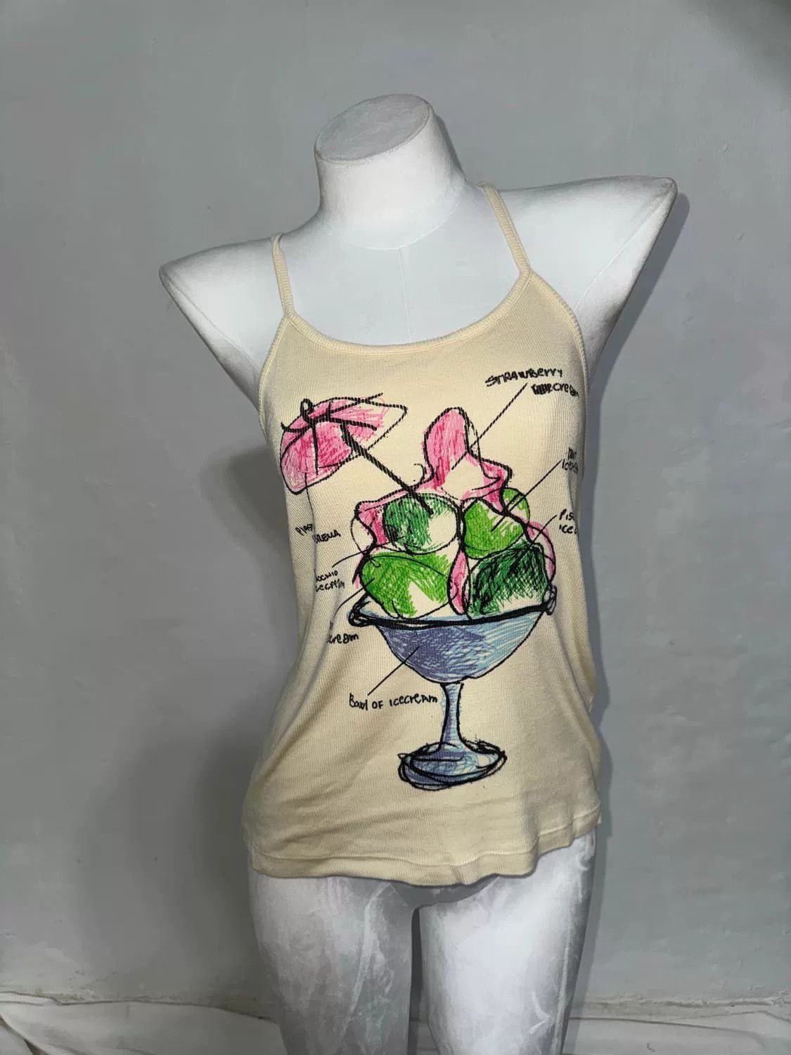 MM6 Maison Margiela MM6 Ice Cream Camisole Size M / US 6-8 / IT 42-44 - 2 Thumbnail