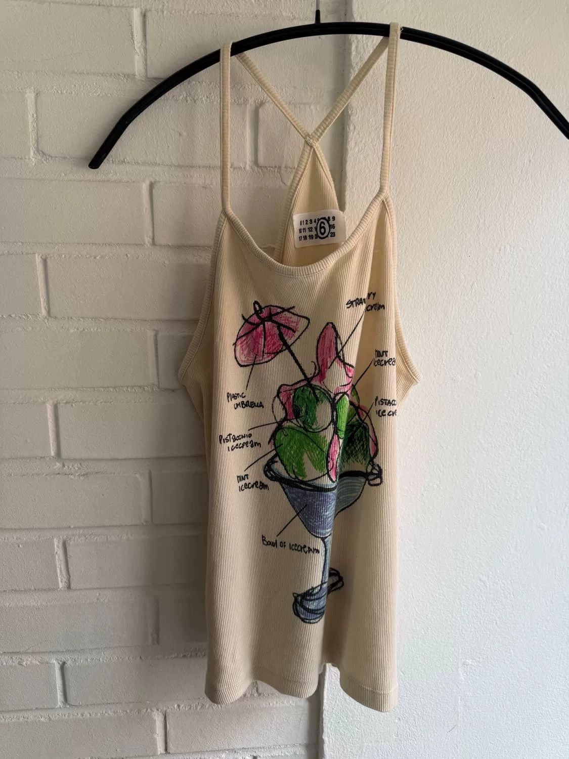 MM6 Maison Margiela MM6 Ice Cream Camisole Size M / US 6-8 / IT 42-44 - 5 Thumbnail