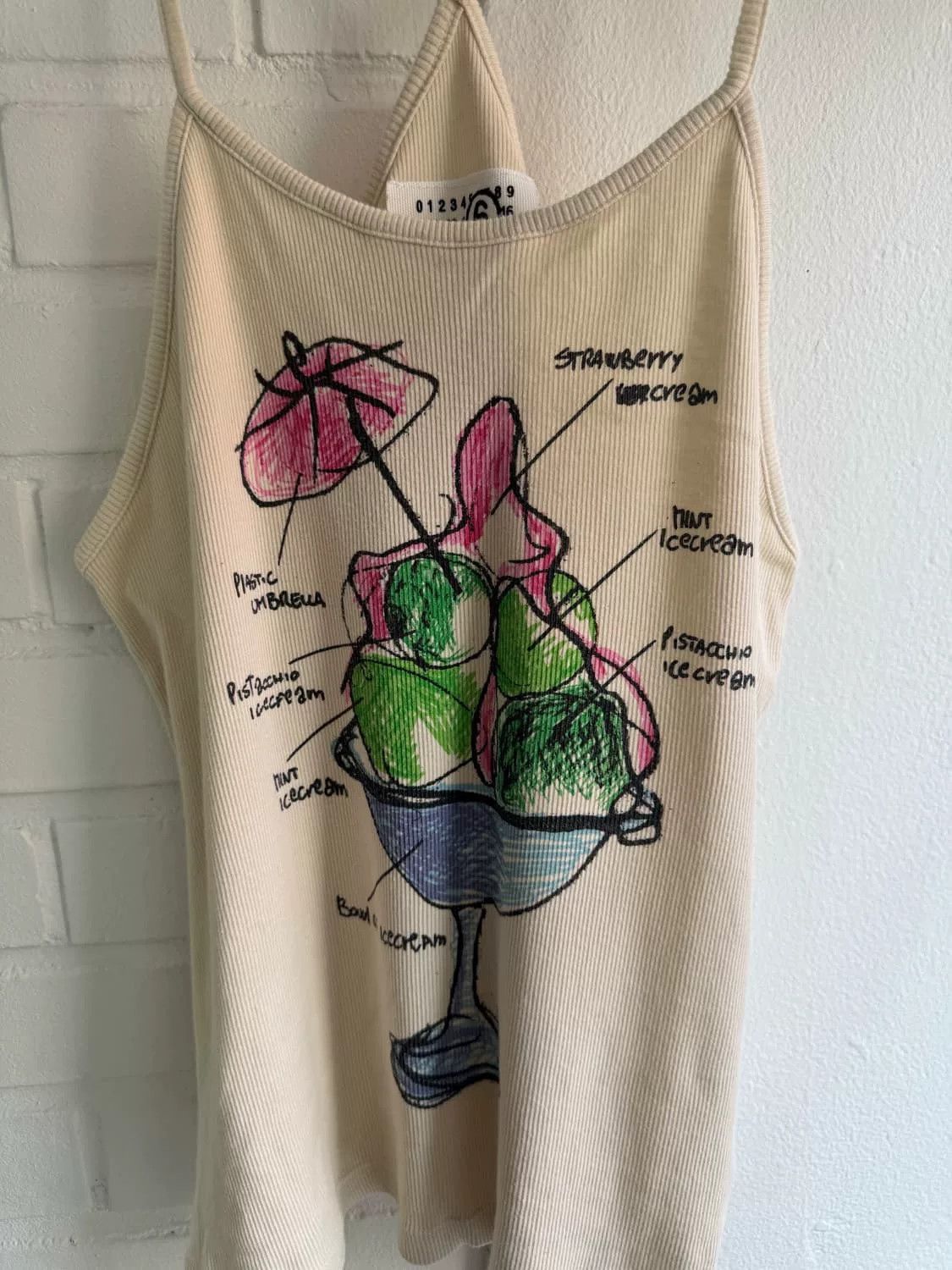 MM6 Maison Margiela MM6 Ice Cream Camisole Size M / US 6-8 / IT 42-44 - 3 Thumbnail