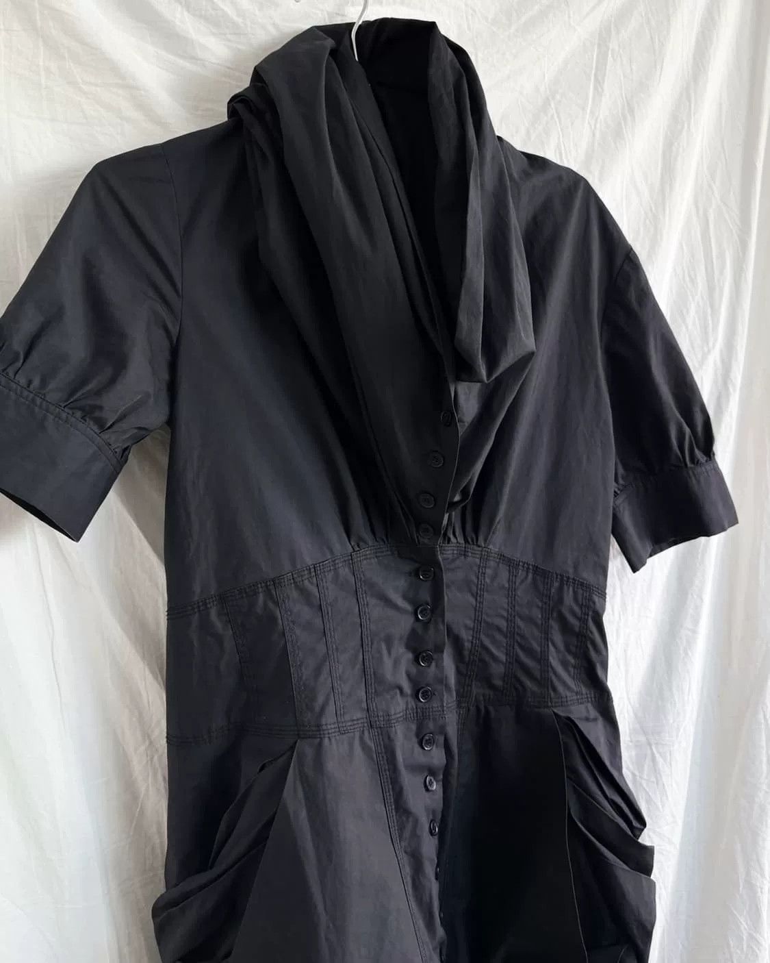 Yohji Yamamoto Yohji Yamamoto Vintage Utility Dress Size M / US 6-8 / IT 42-44 - 7 Thumbnail