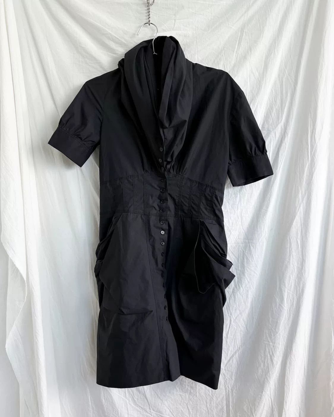 Yohji Yamamoto Yohji Yamamoto Vintage Utility Dress Size M / US 6-8 / IT 42-44 - 5 Thumbnail