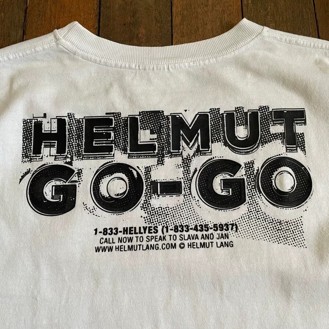 Helmut Lang Helmut Lang Vintage Logo Print T-Shirt Size US M / EU 48-50 / 2 - 2 Thumbnail
