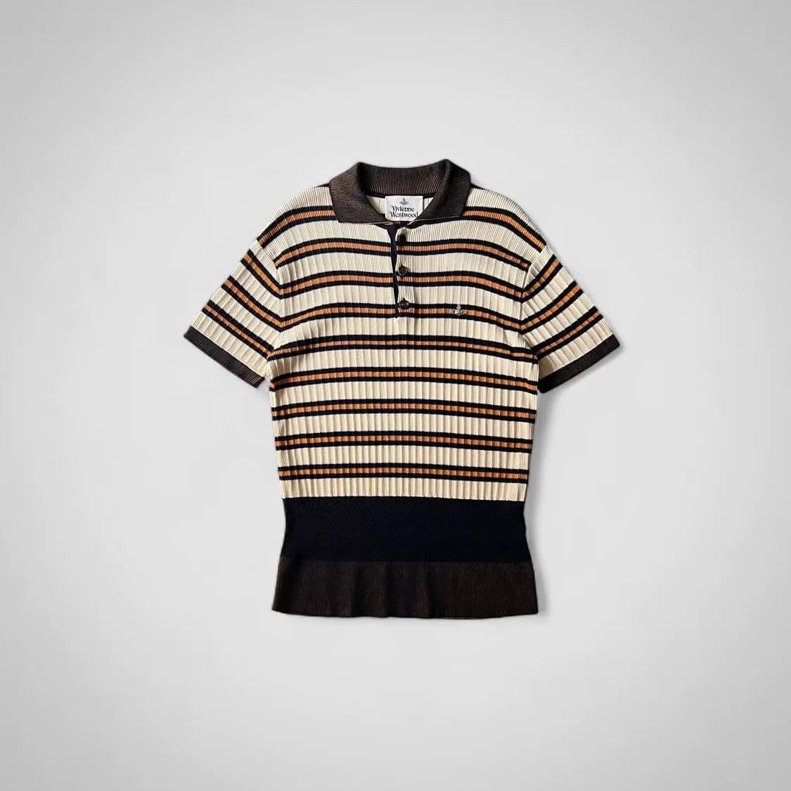 Vivienne Westwood Vivienne Westwood Vintage Striped Knit Top Size M / US 6-8 / IT 42-44 - 2 Thumbnail