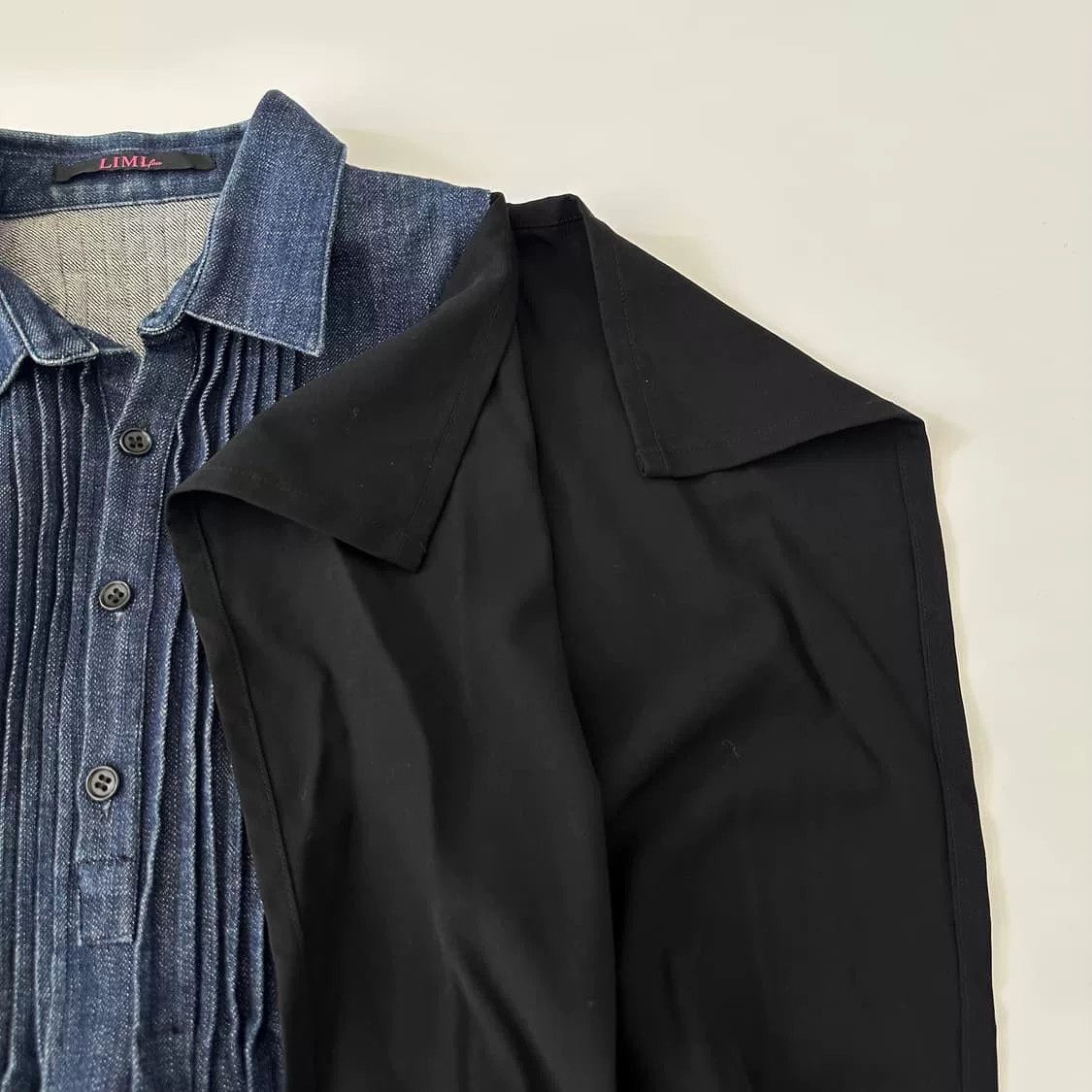Vintage Vintage Denim Paneled Dress Size M / US 6-8 / IT 42-44 - 6 Thumbnail