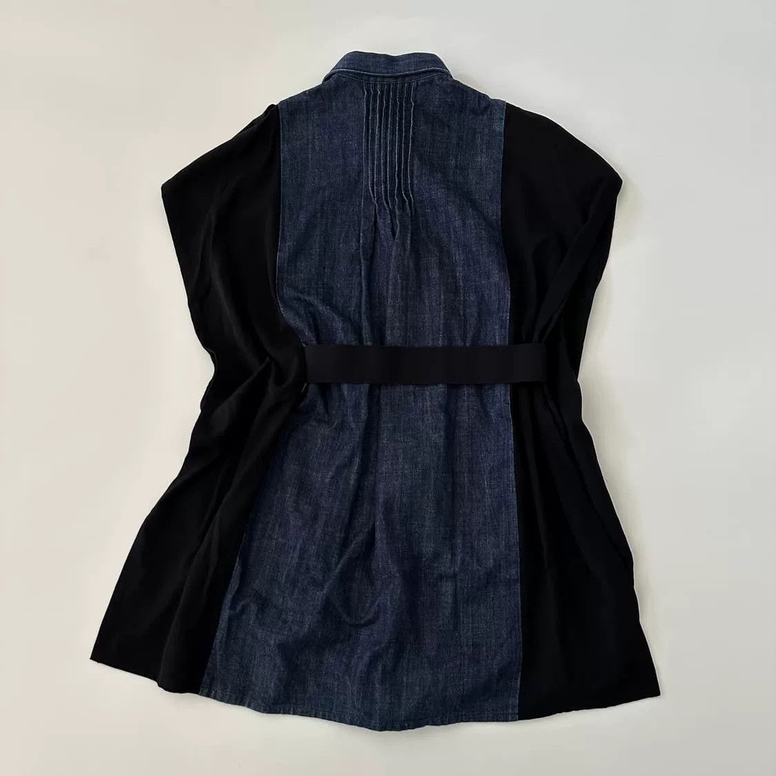 Vintage Vintage Denim Paneled Dress Size M / US 6-8 / IT 42-44 - 4 Thumbnail