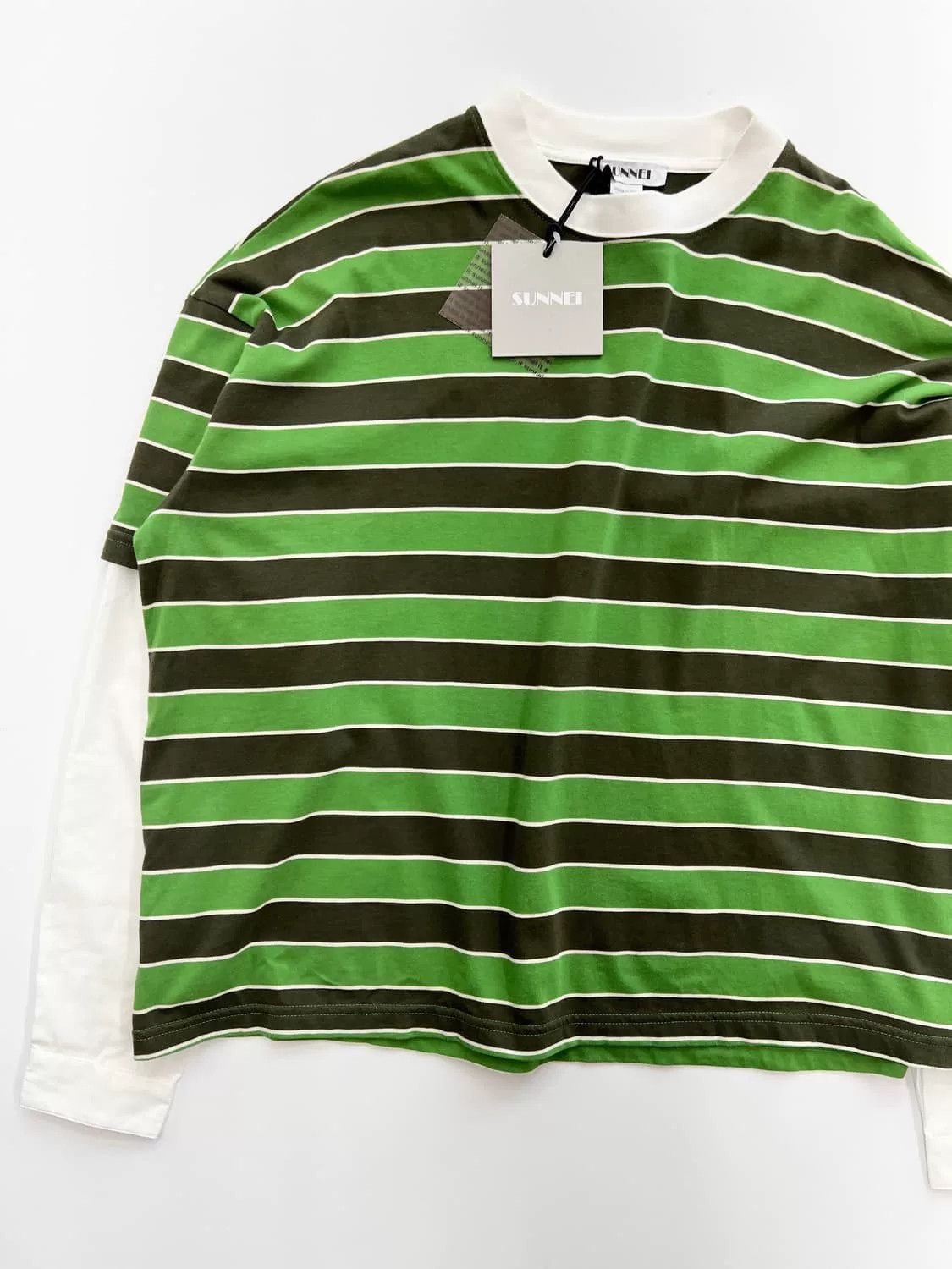 Sunnei Sunnei Spliced Striped Sweatshirt Size US M / EU 48-50 / 2 - 3 Thumbnail
