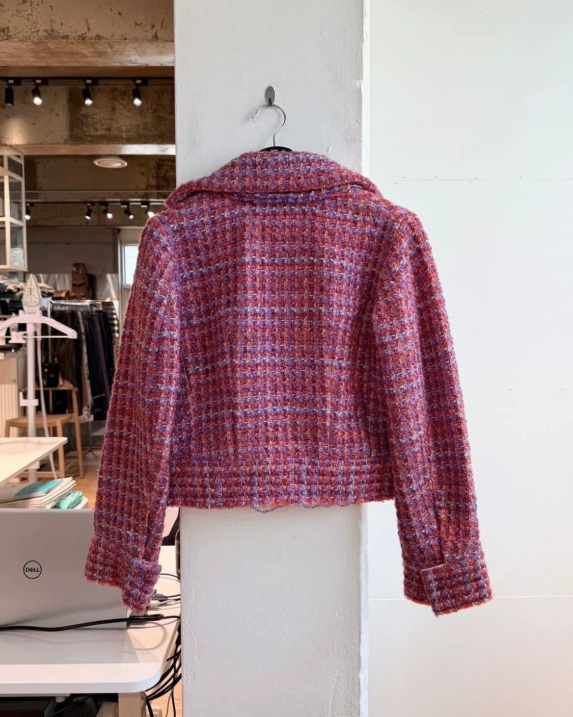 Yohji Yamamoto Yohji Yamamoto Tweed Jacket Size M / US 6-8 / IT 42-44 - 3 Thumbnail