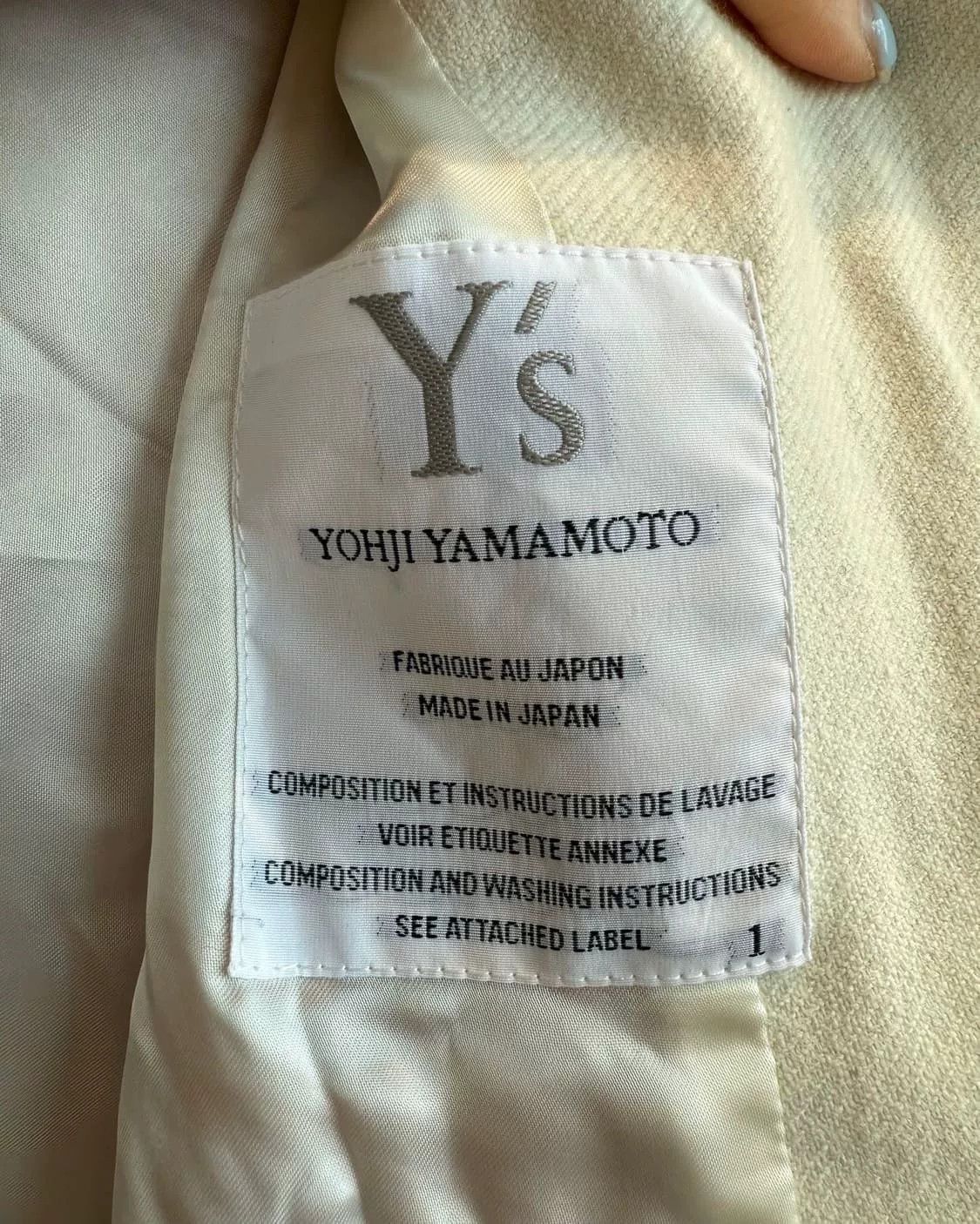 Yohji Yamamoto Yohji Yamamoto Tweed Jacket Size M / US 6-8 / IT 42-44 - 4 Thumbnail