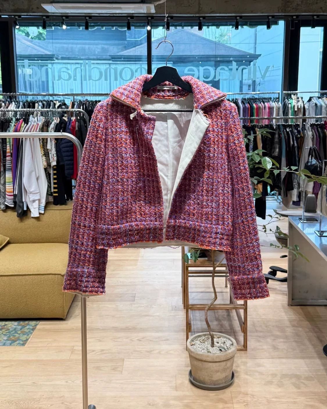 Yohji Yamamoto Yohji Yamamoto Tweed Jacket Size M / US 6-8 / IT 42-44 - 5 Thumbnail