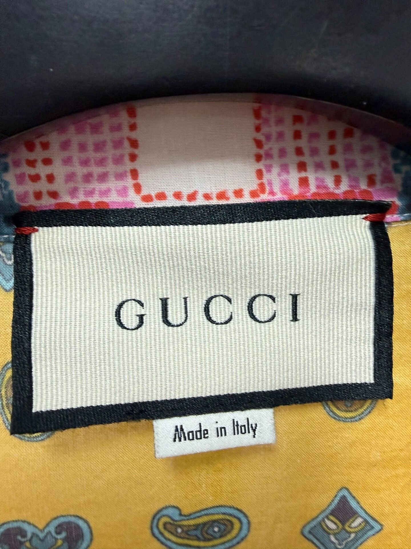 Gucci Gucci 19AW Oil Painting Patchwork Loose Shirt Size US M / EU 48-50 / 2 - 4 Thumbnail
