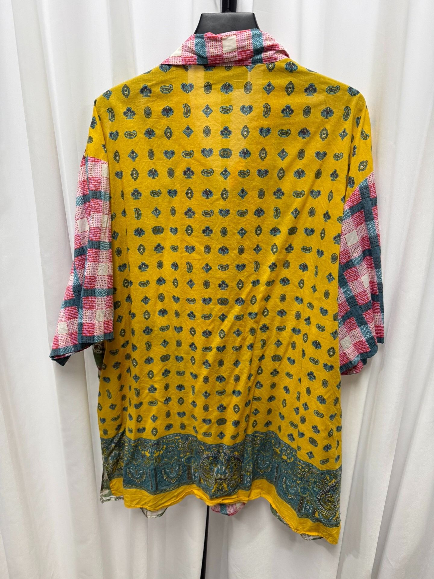 Gucci Gucci 19AW Oil Painting Patchwork Loose Shirt Size US M / EU 48-50 / 2 - 6 Thumbnail