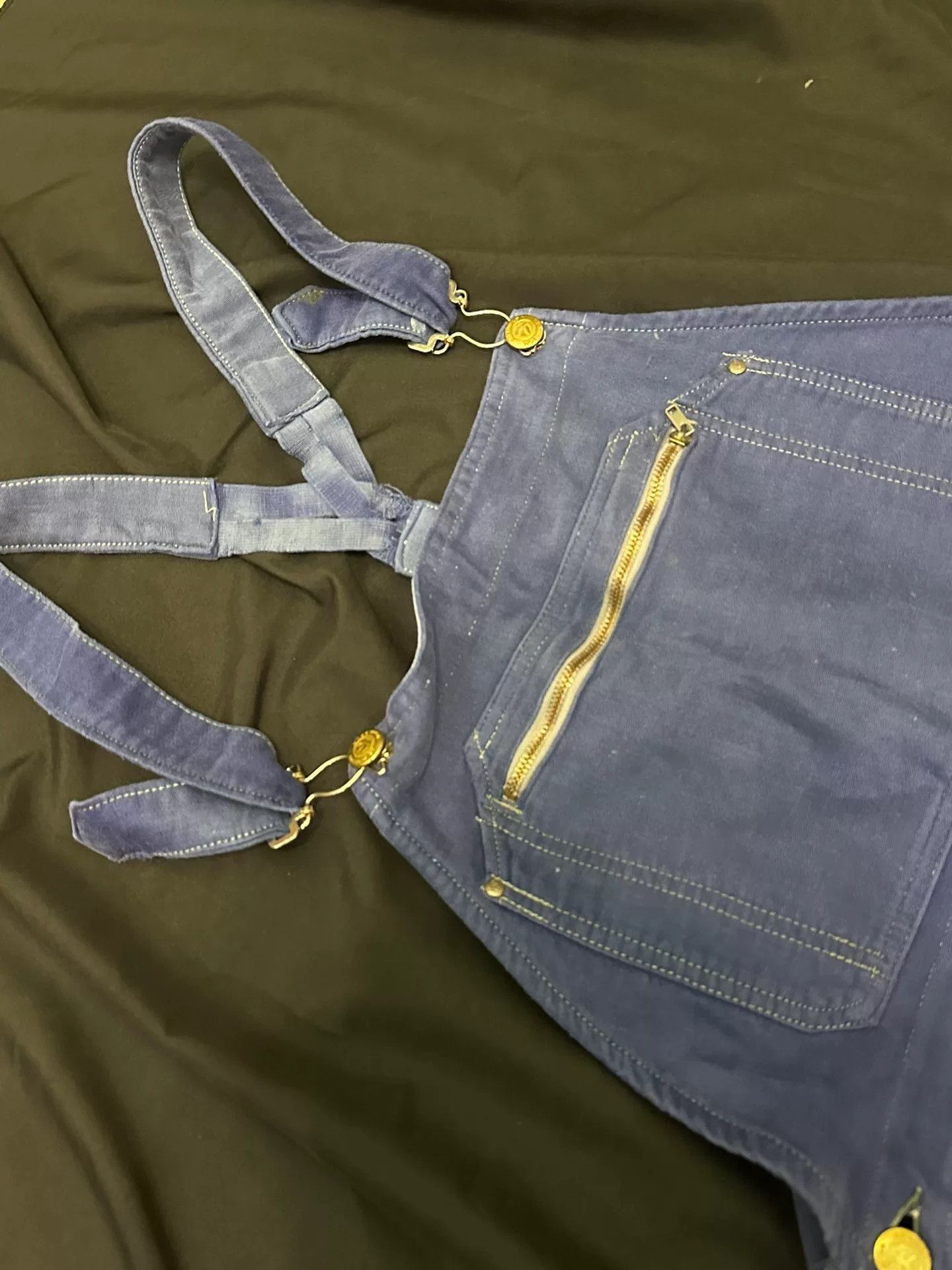 Vintage Vintage 50s French Moleskin Workwear Overalls Size US M / EU 48-50 / 2 - 6 Thumbnail