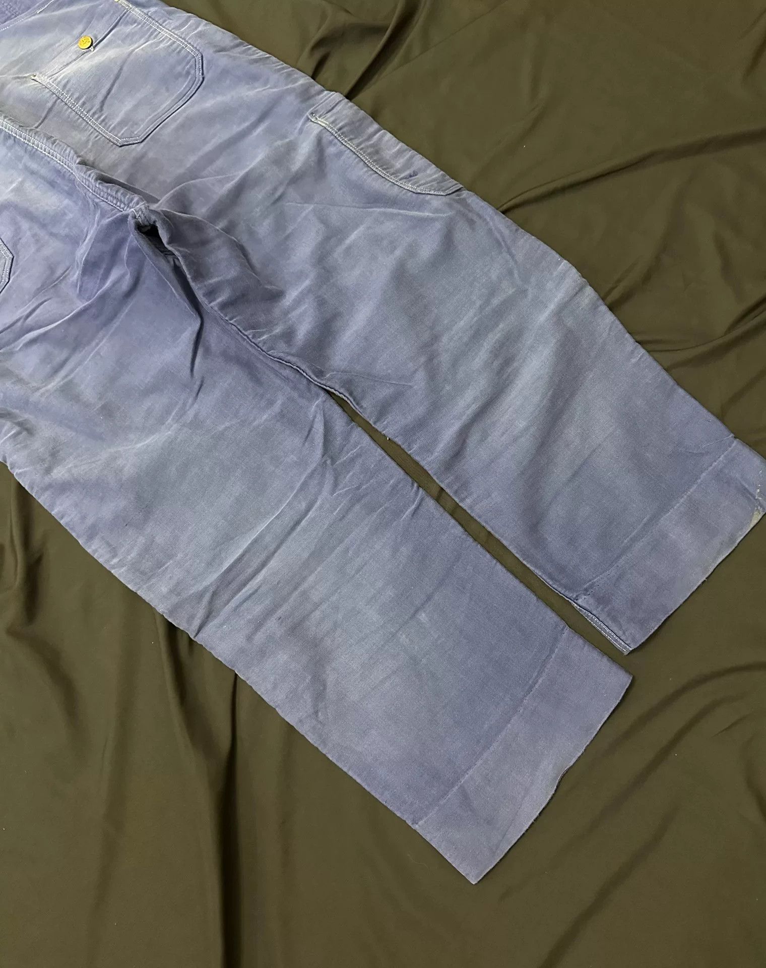 Vintage Vintage 50s French Moleskin Workwear Overalls Size US M / EU 48-50 / 2 - 8 Thumbnail