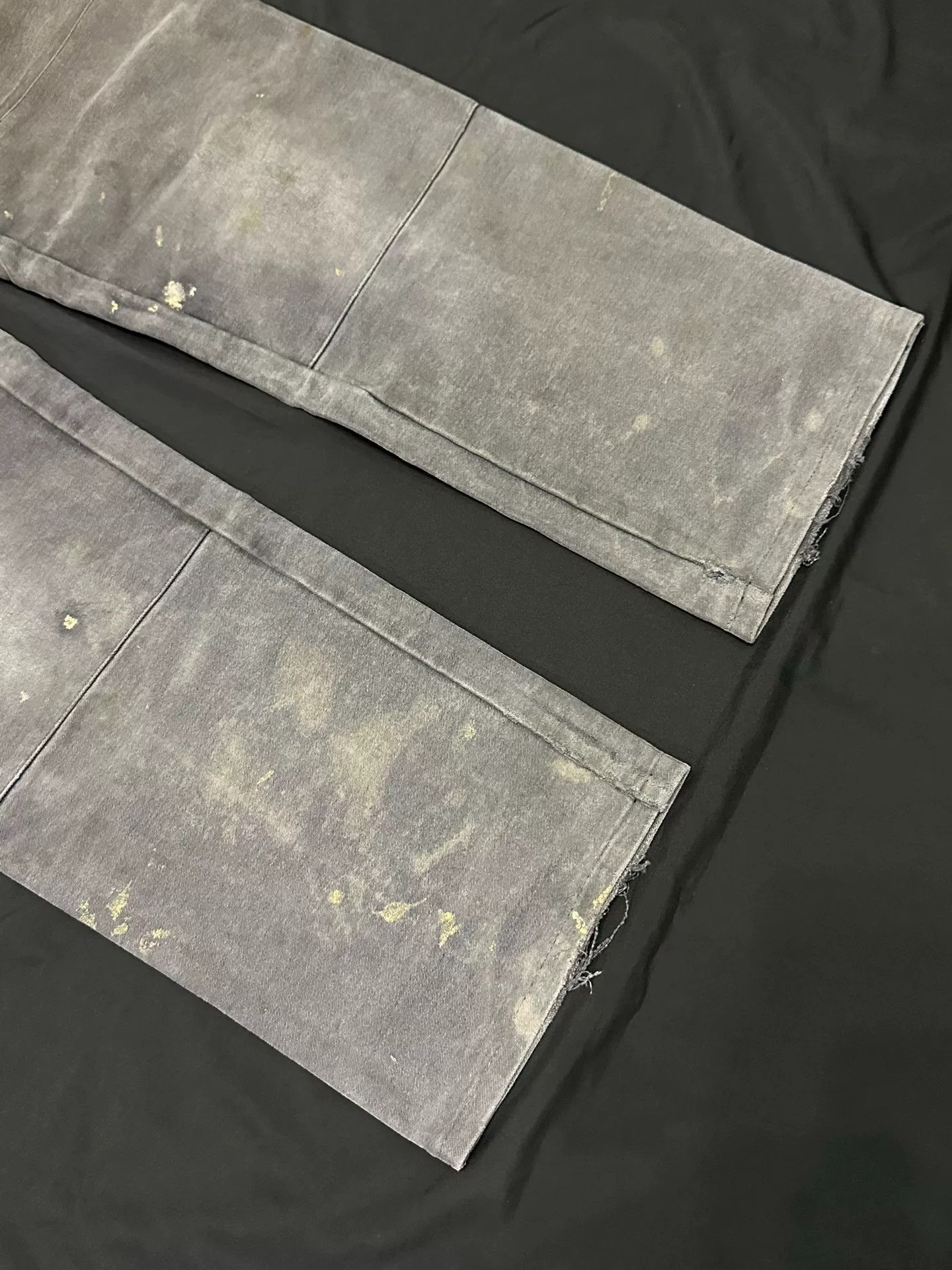 Vintage Vintage 60s German Gray Elephant Leather Pants Size US 31 - 2 Thumbnail