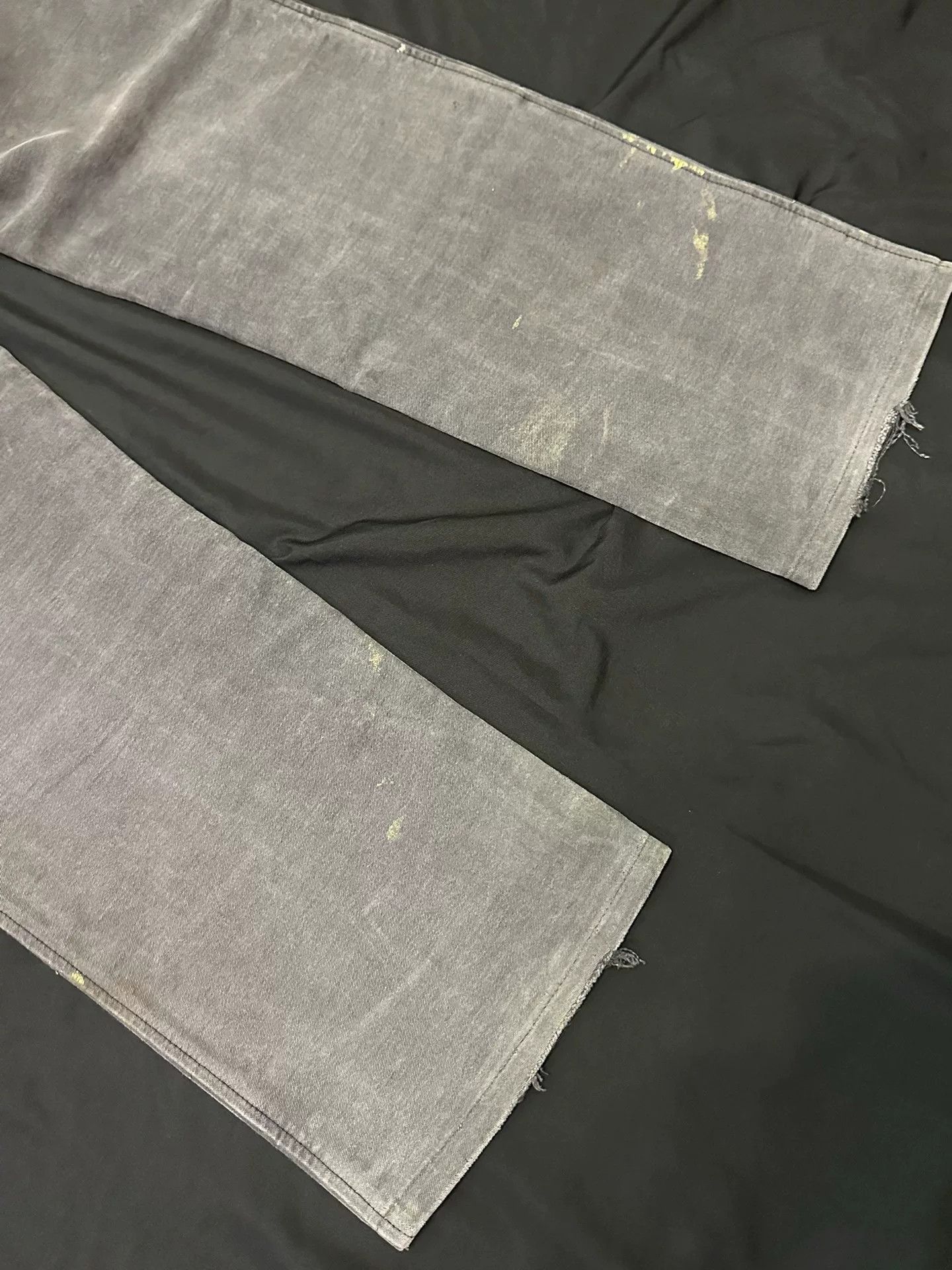 Vintage Vintage 60s German Gray Elephant Leather Pants Size US 31 - 6 Thumbnail