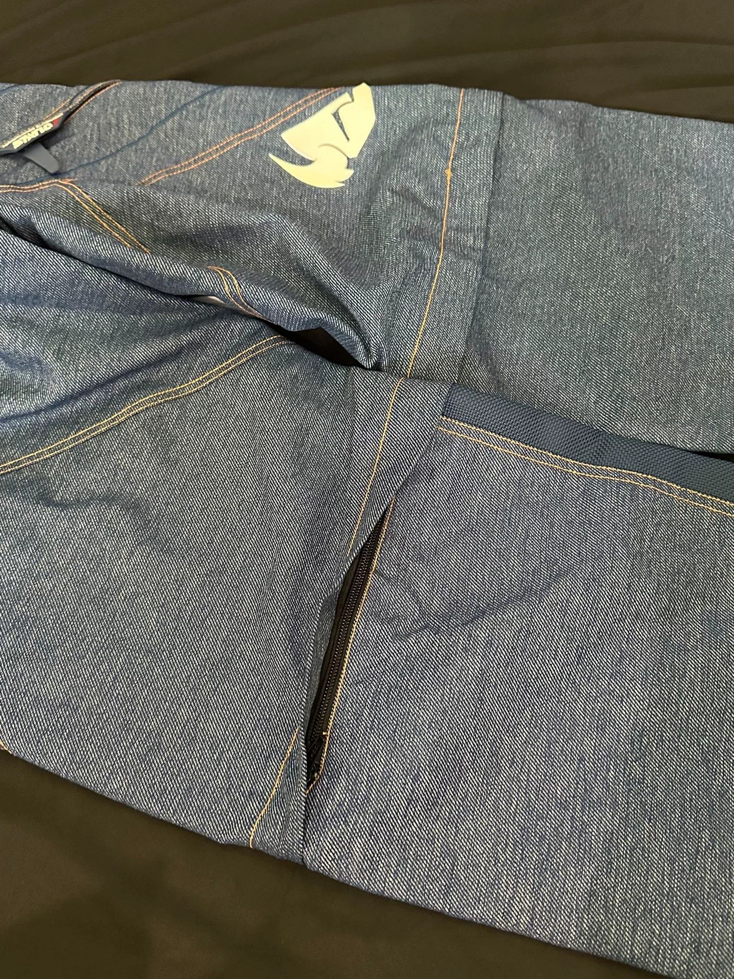 Vintage Vintage 90s Moto Cropped Jeans Size US 31 - 8 Thumbnail