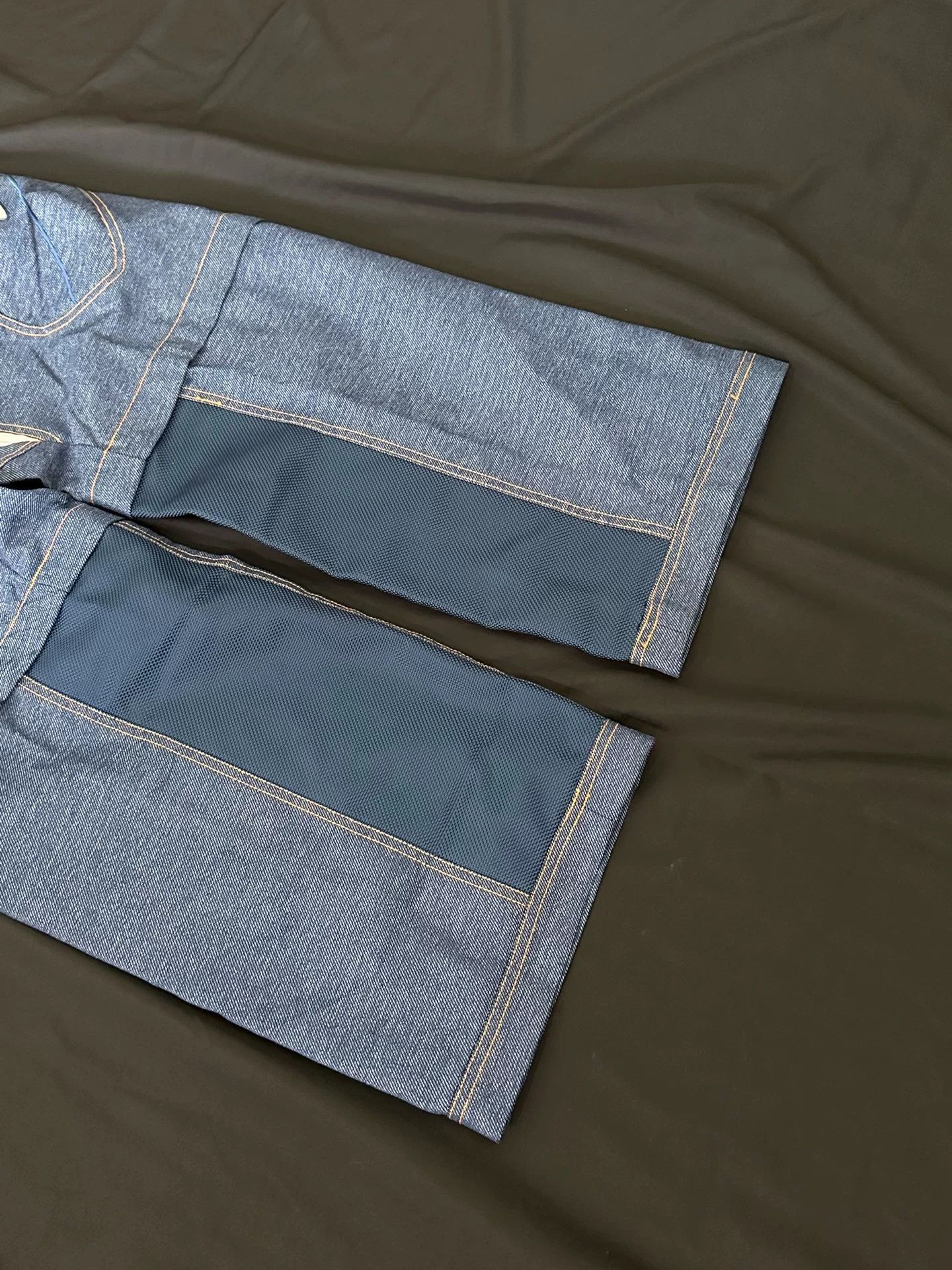Vintage Vintage 90s Moto Cropped Jeans Size US 31 - 2 Thumbnail