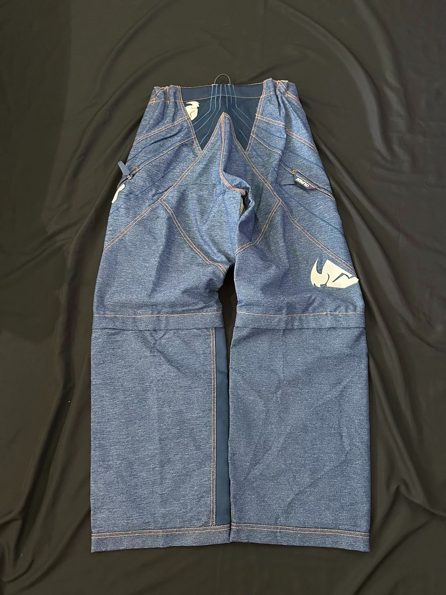 Vintage Vintage 90s Moto Cropped Jeans Size US 31 - 7 Thumbnail